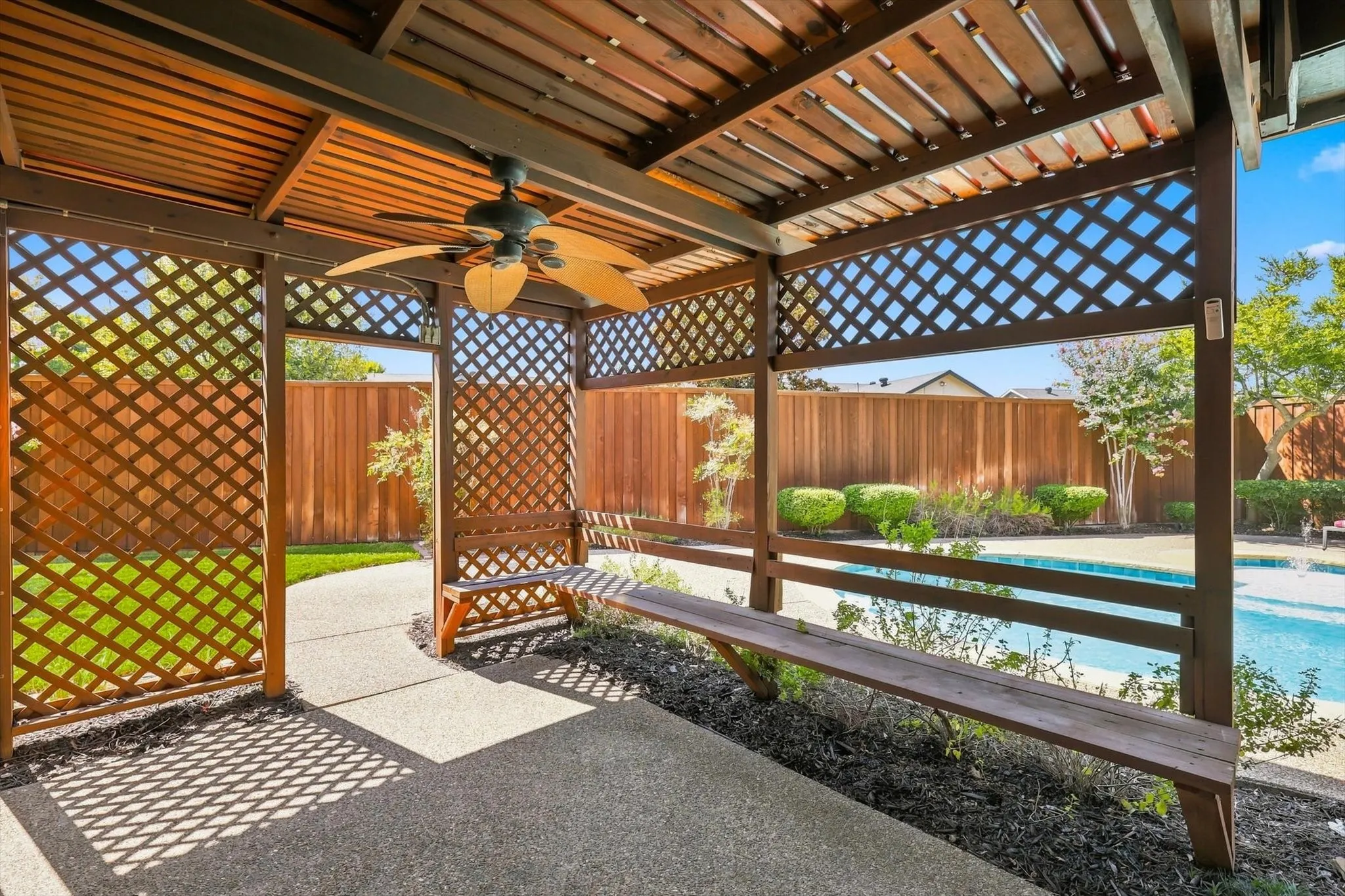 Patio with Arbor