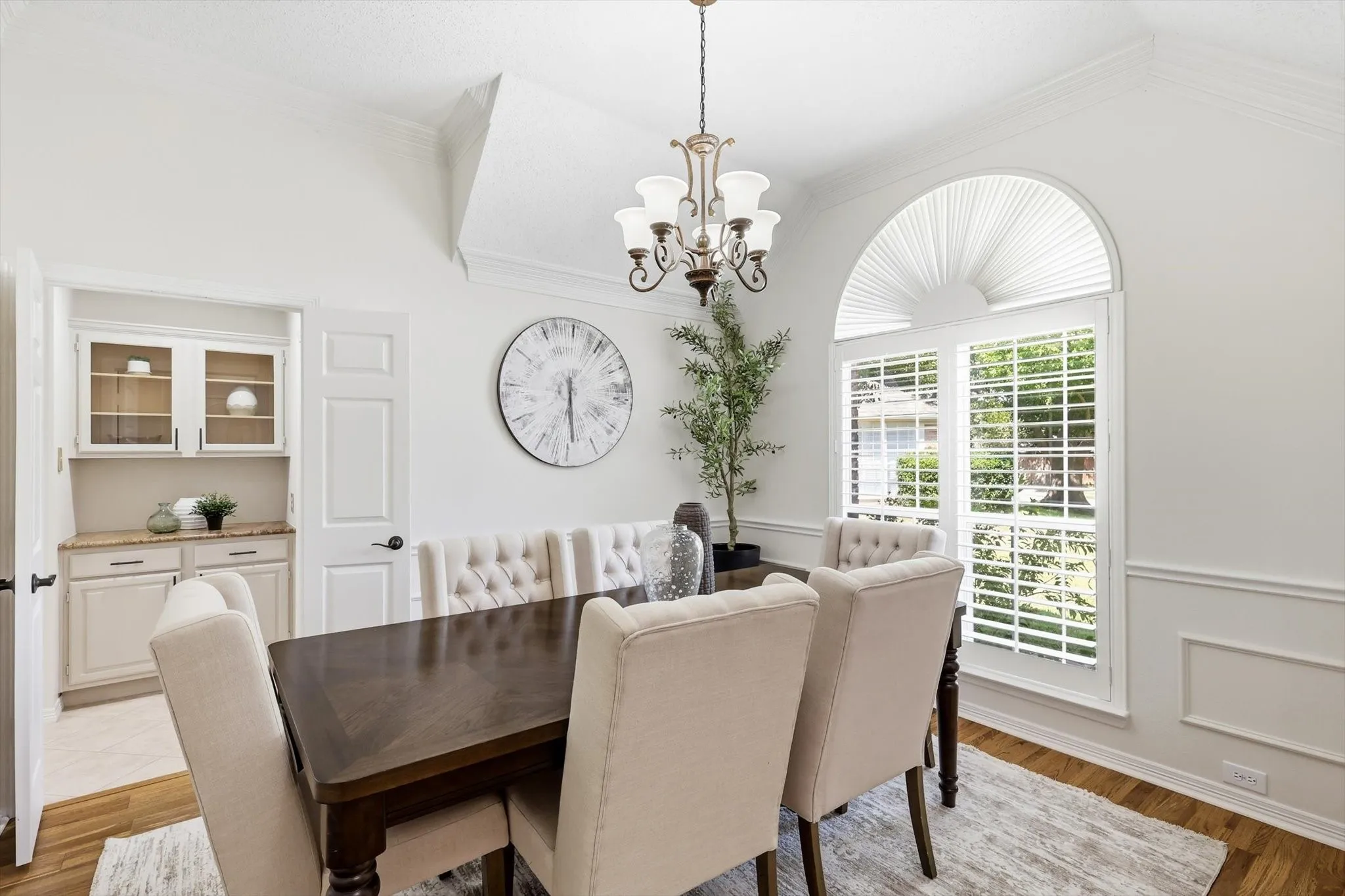 The Light Pours Inside. Beautiful Plantation Shutters.