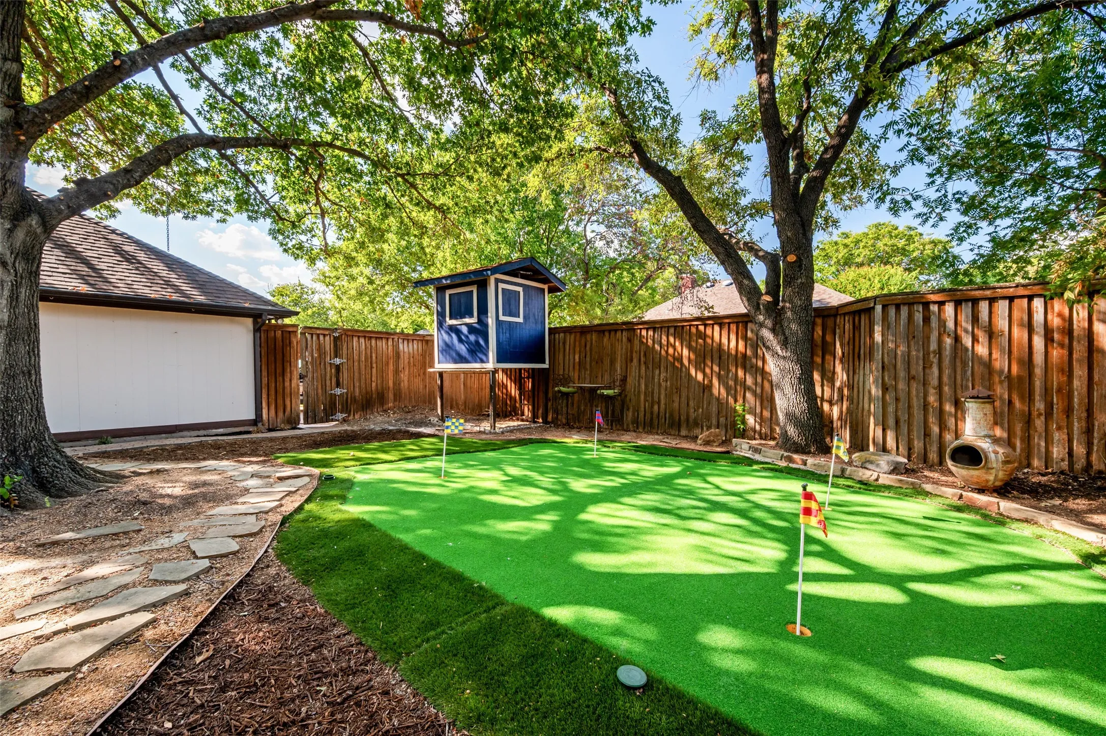 Large Private Backyard
