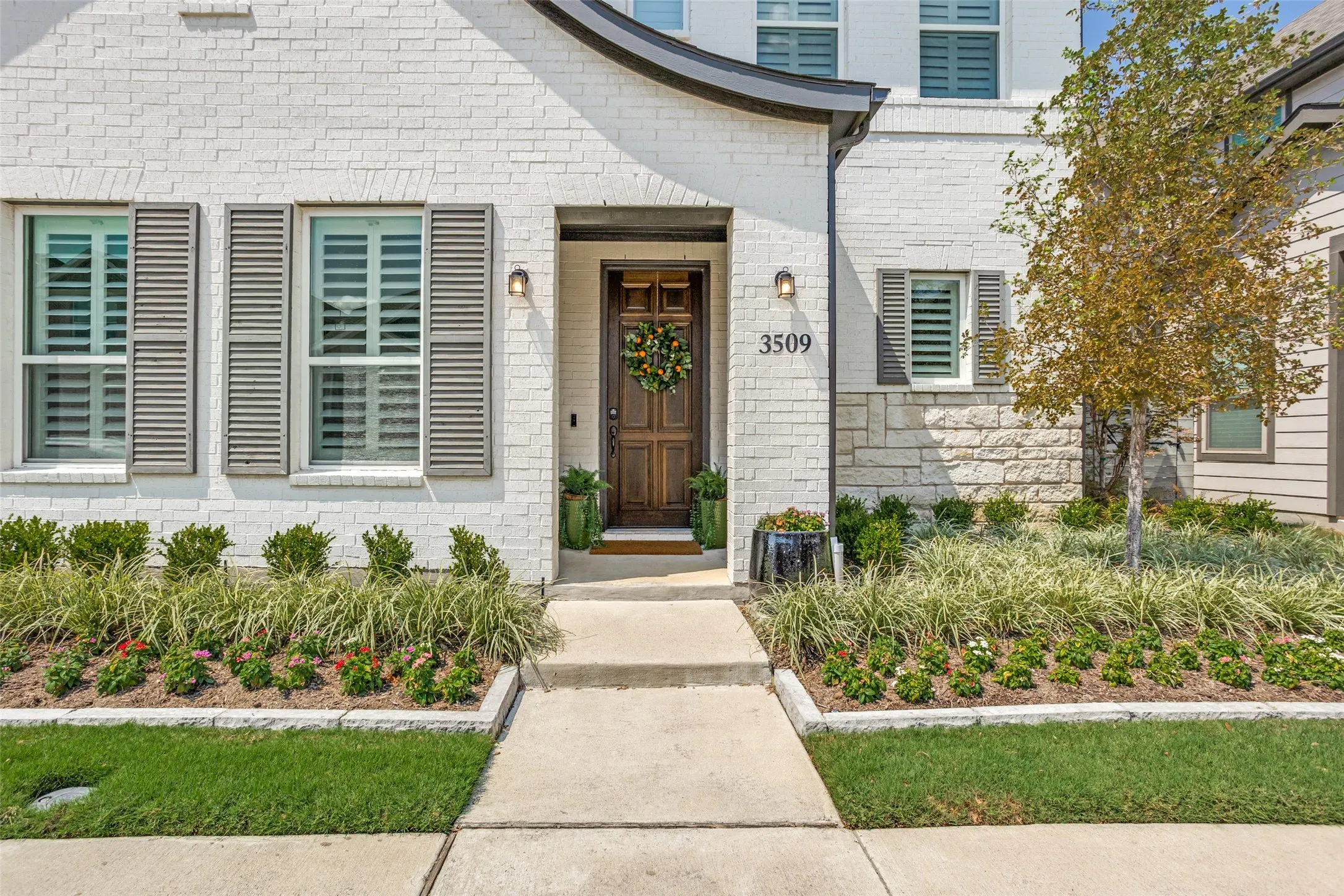 Beautifully maintained with professional landscaping