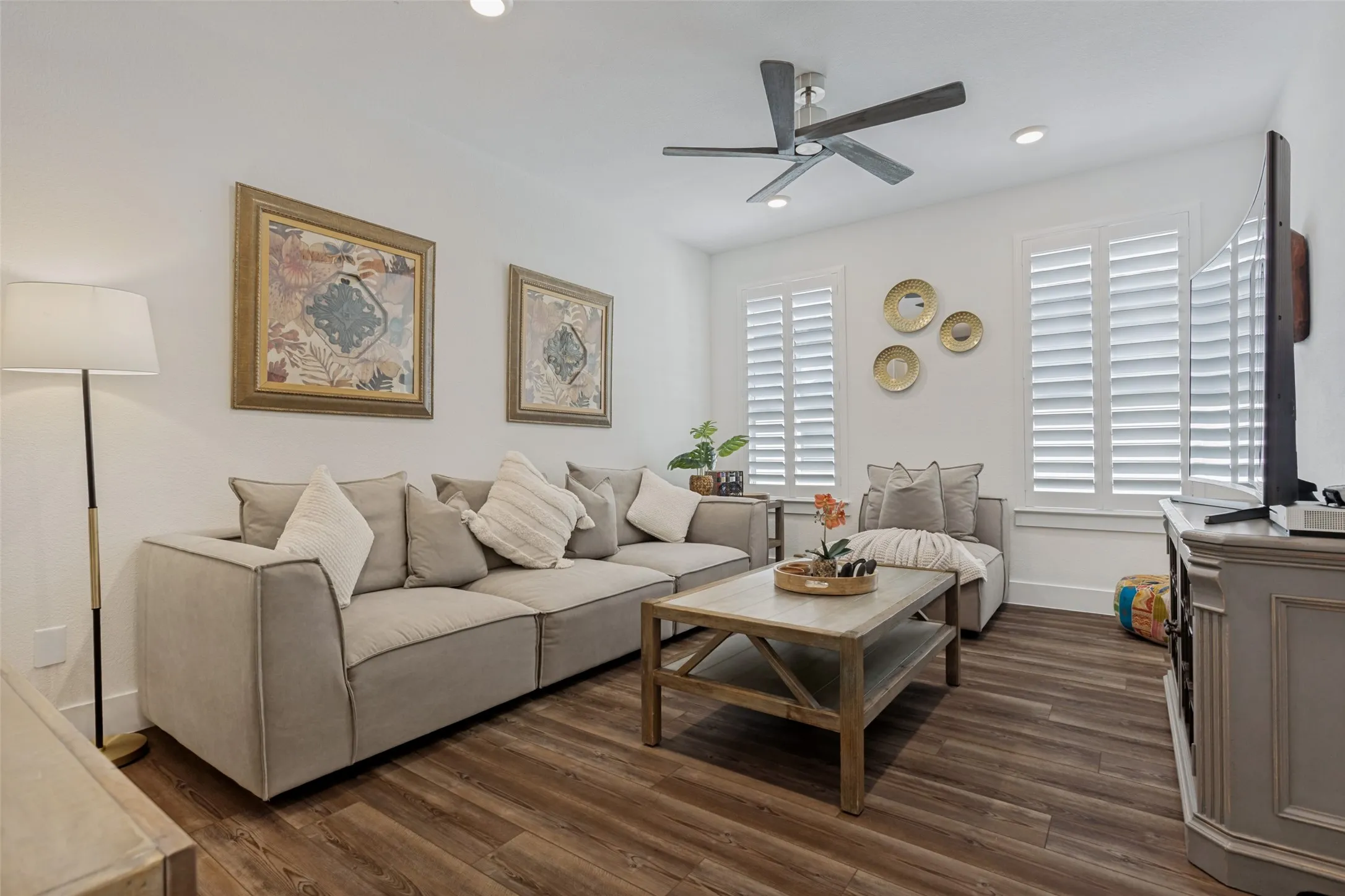 Generous second living area upstairs

