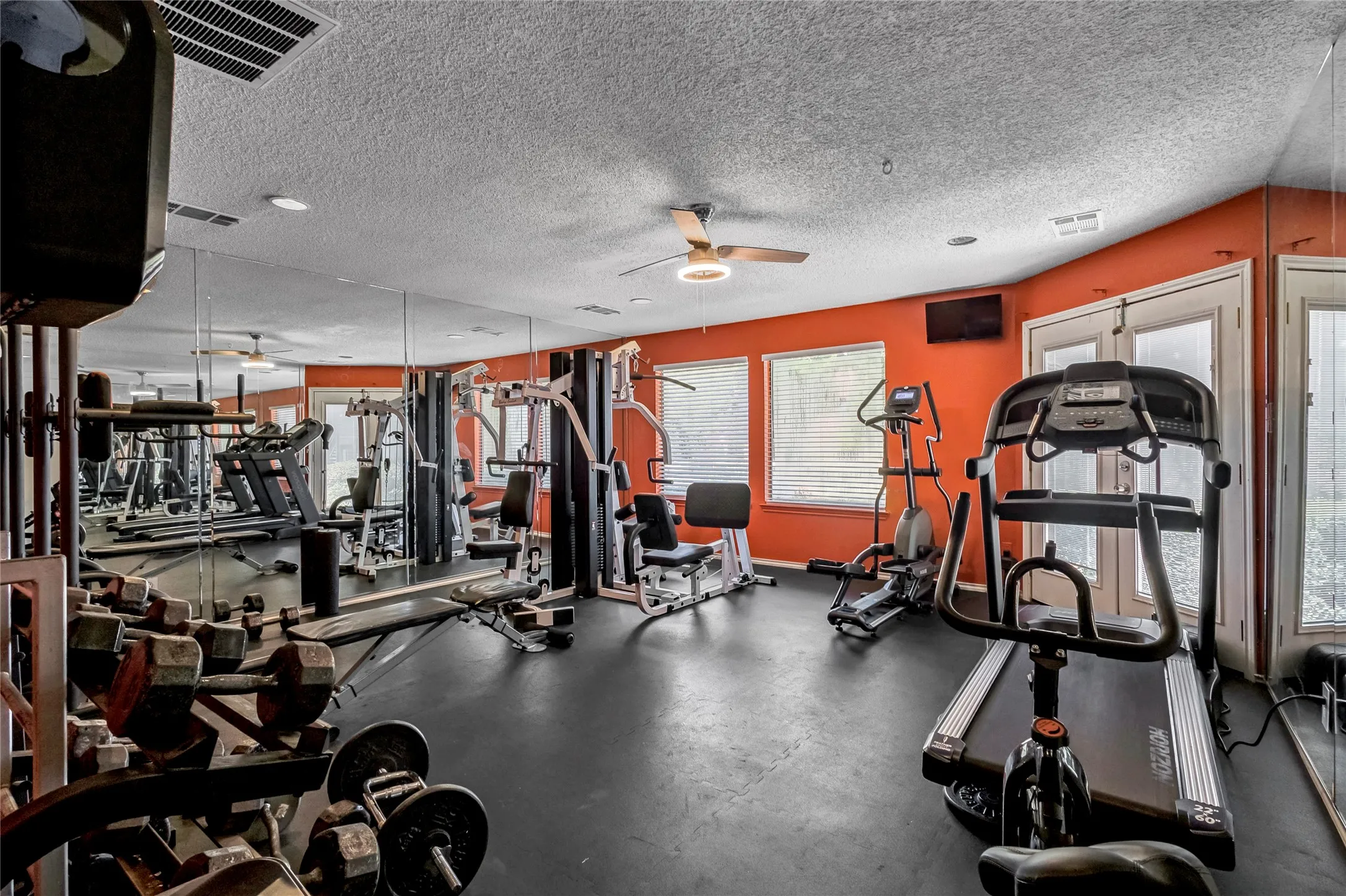 Fitness Center with Sauna.