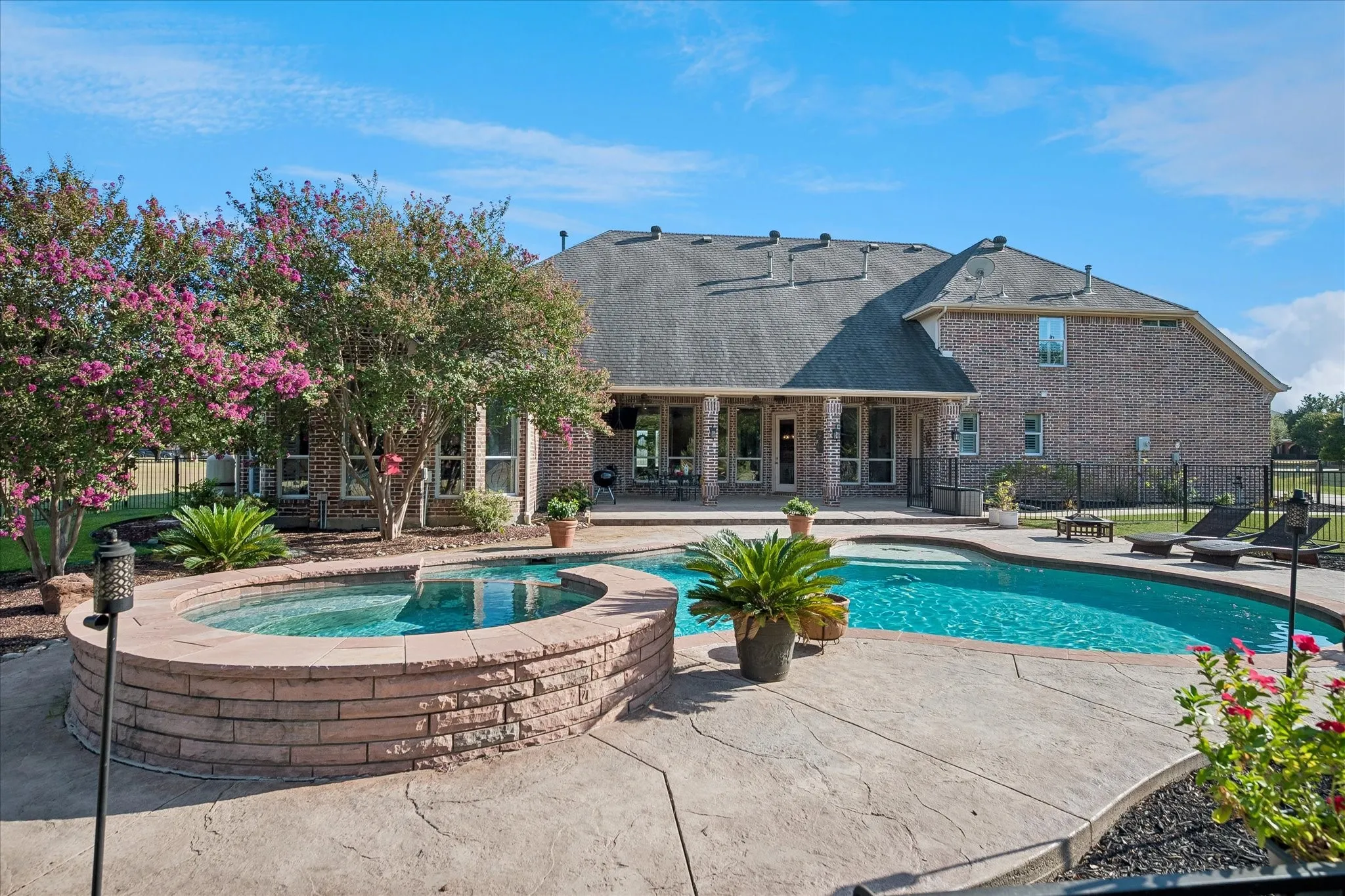 Pool and spa
