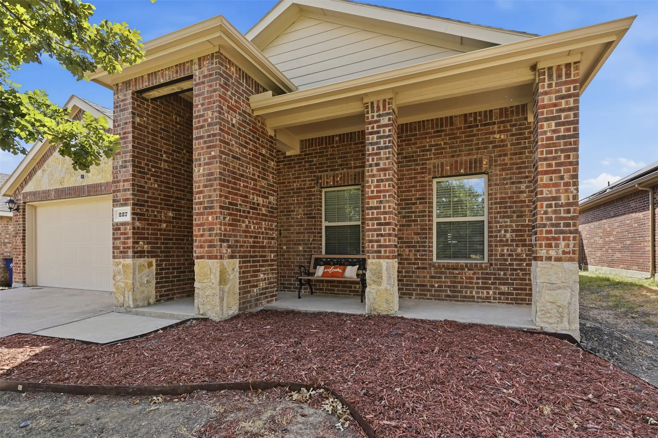 Natural light and an open-concept design create a comfortable gathering space at 227 Old Spanish Trail