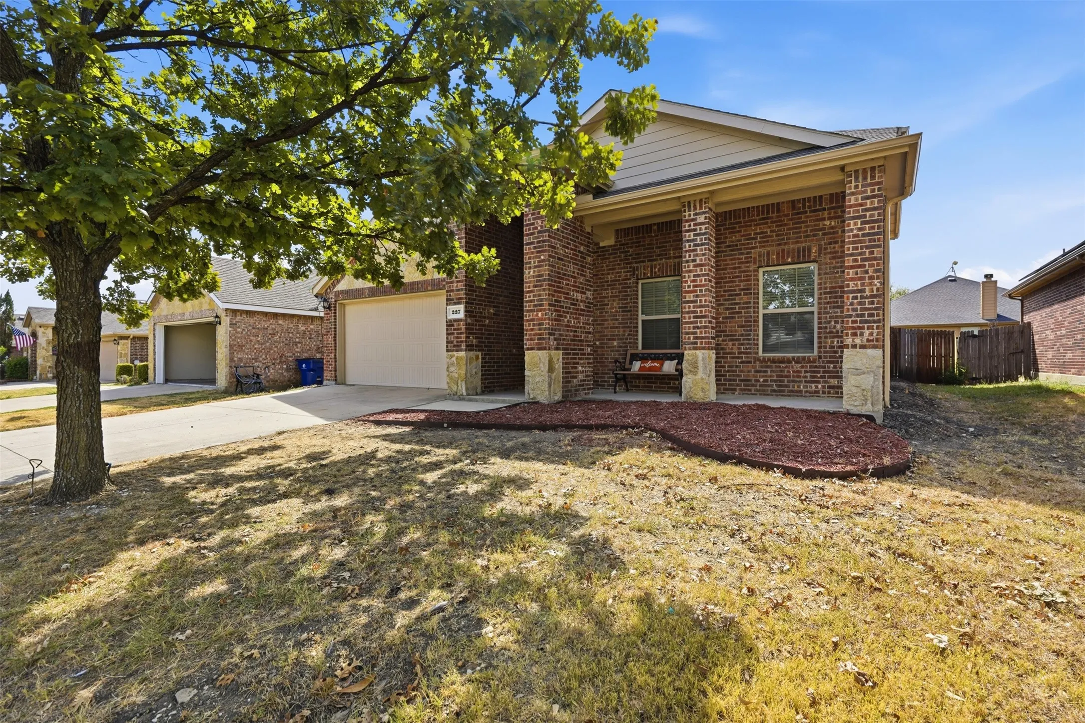 Welcome to 227 Old Spanish Trail, a move-in-ready 4-bedroom home in Waxahachie’s desirable Settlers Glen community