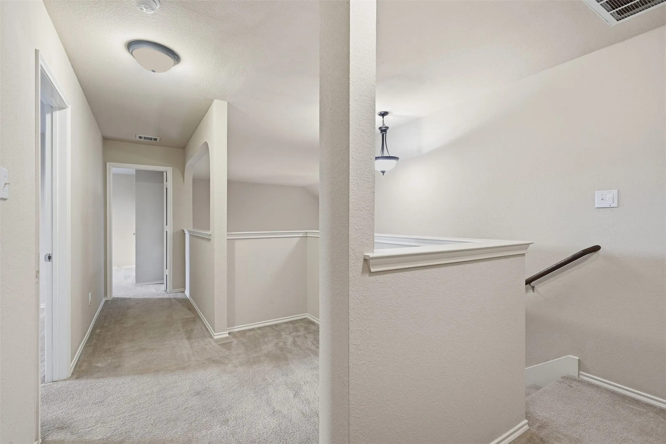 A functional upstairs layout adds valuable space and flexibility to this Settlers Glen home in Waxahachie.