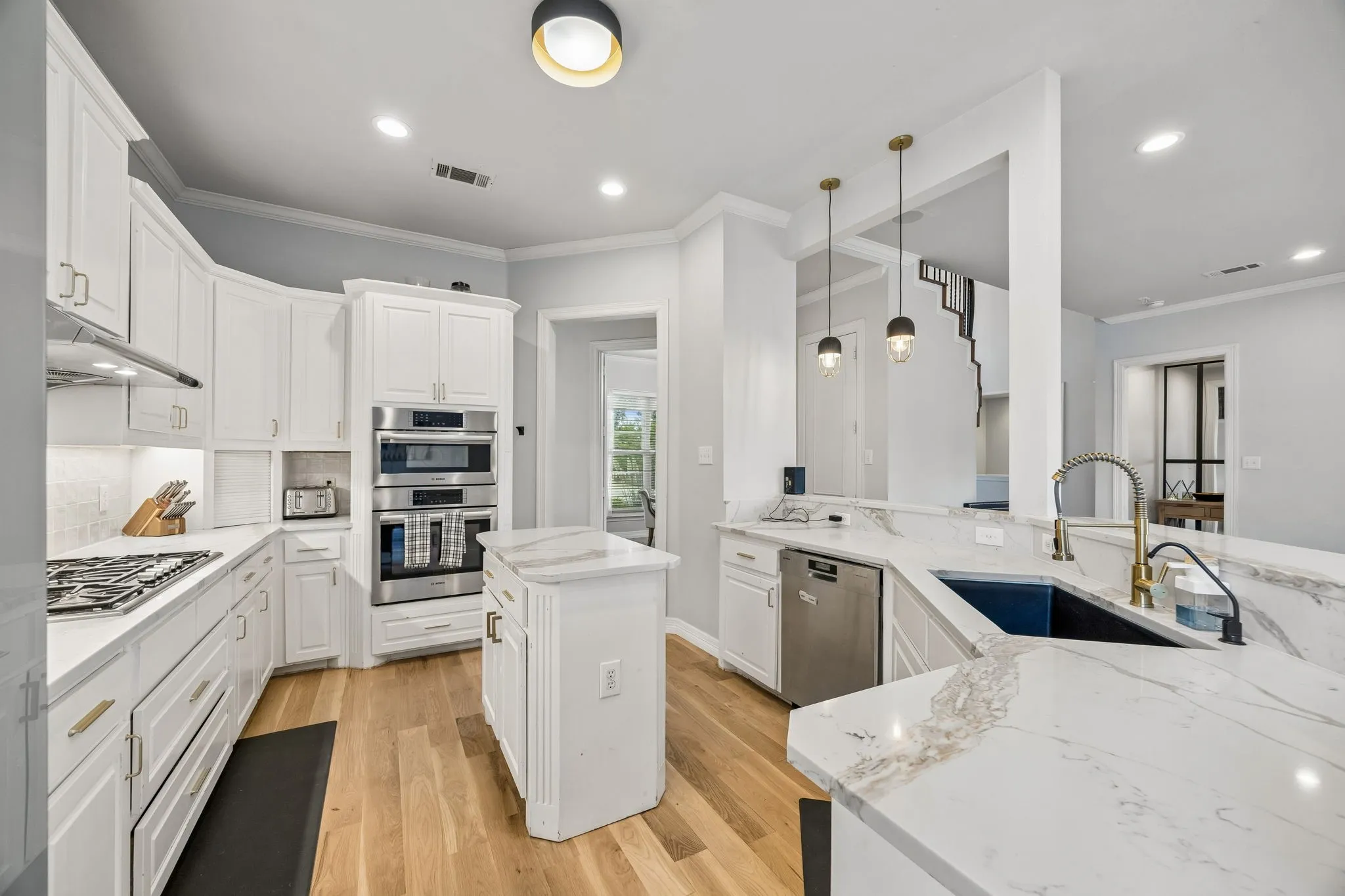 Open updated kitchen
