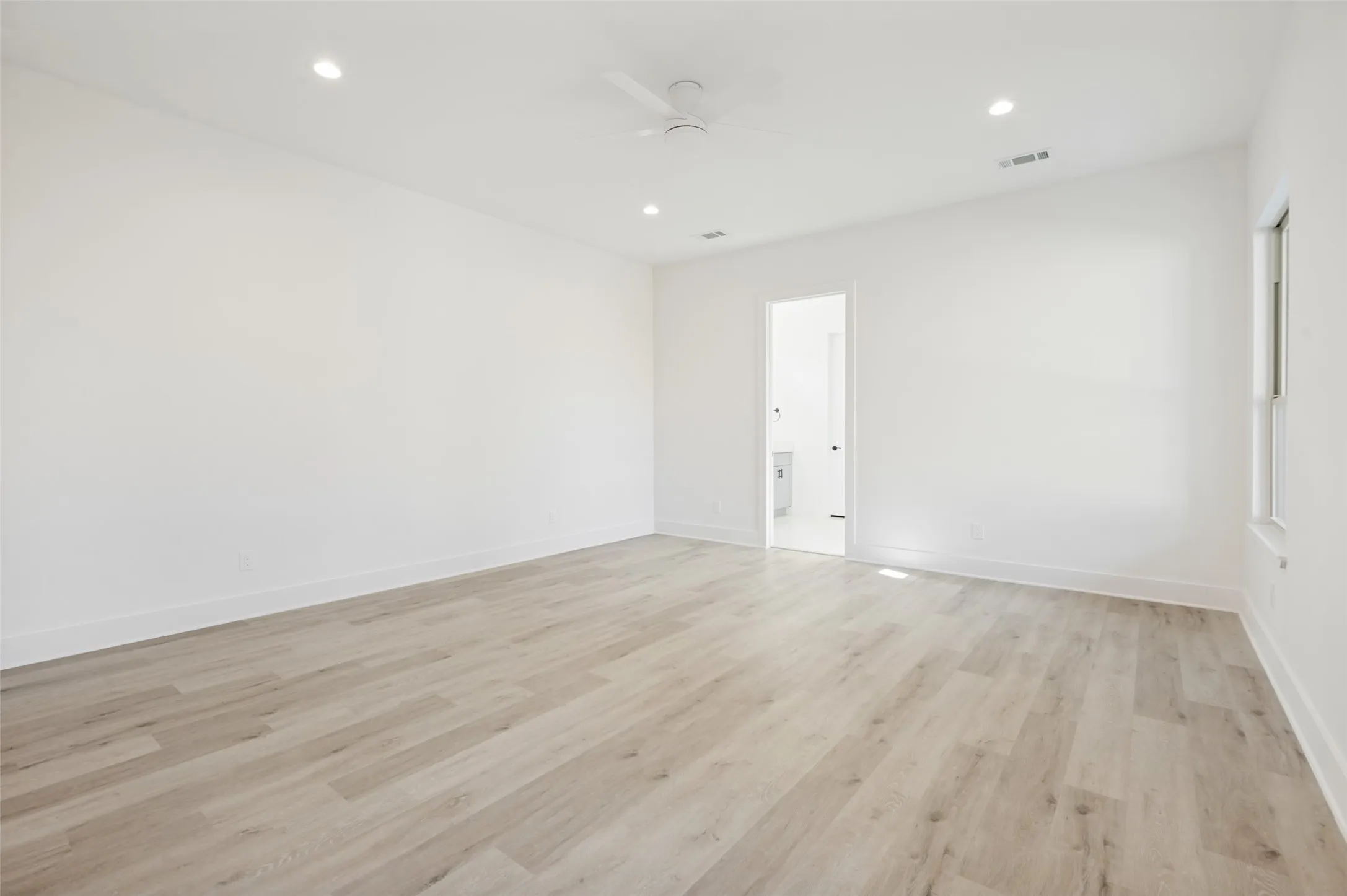 large primary bedroom