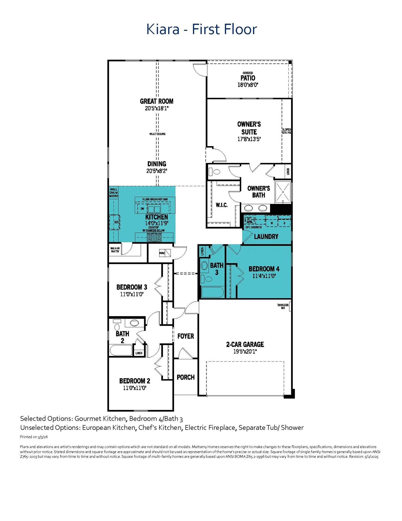 Kiara - Floor Plan