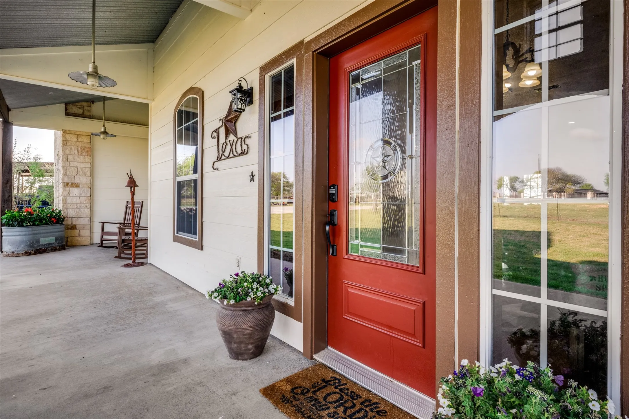 Front porch main house.