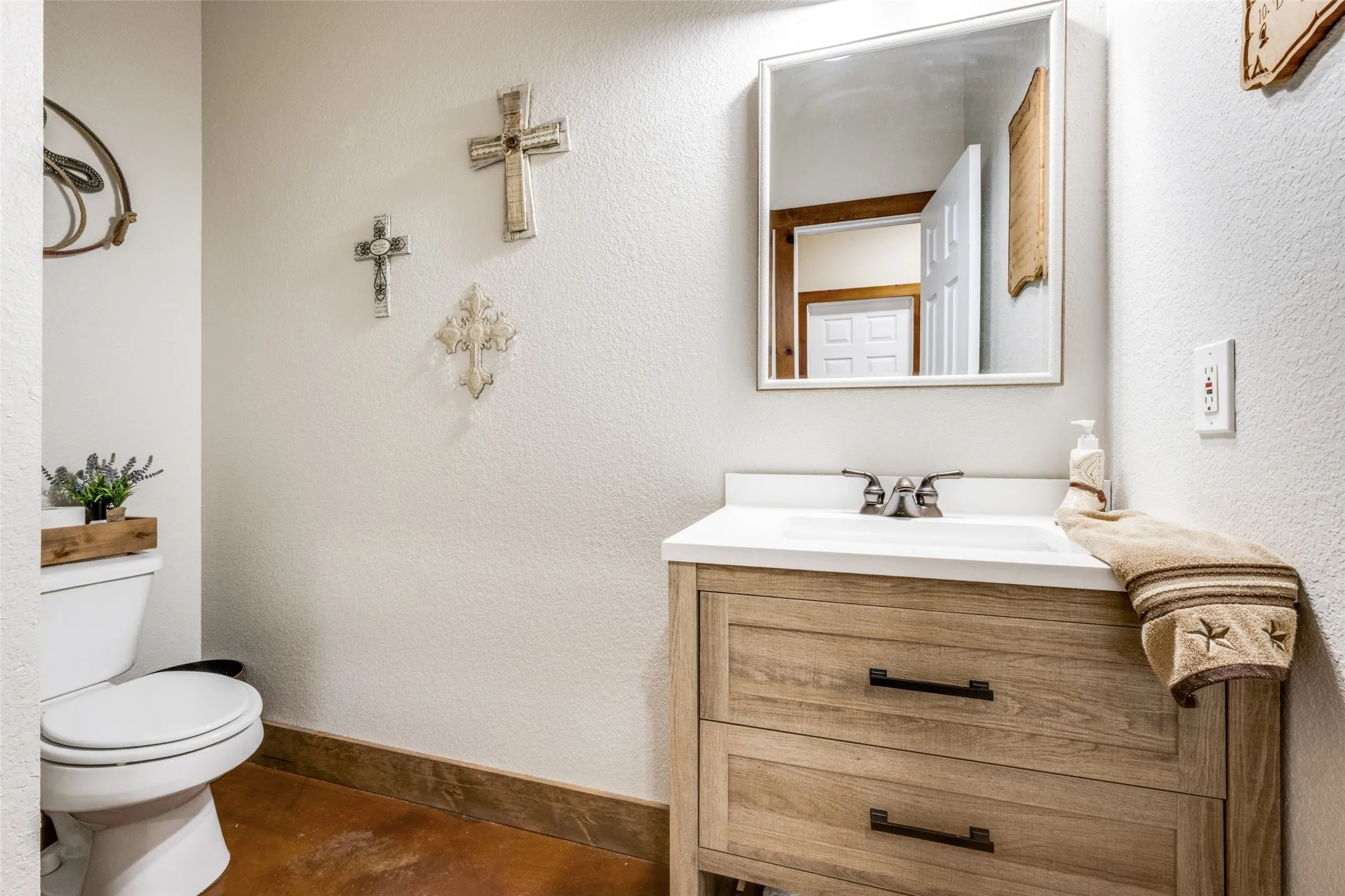 Half bath in main house
