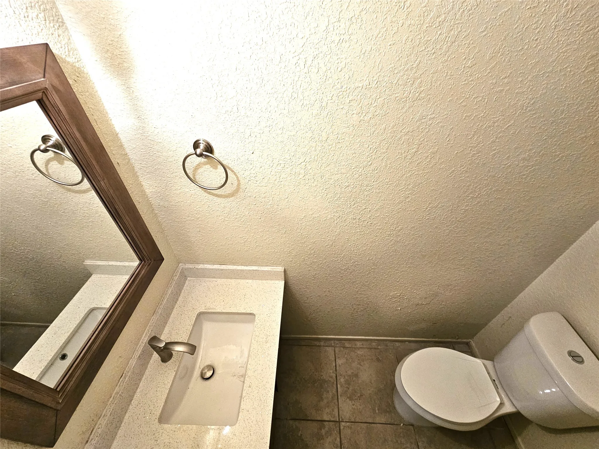 half bathroom downstairs (unit B)