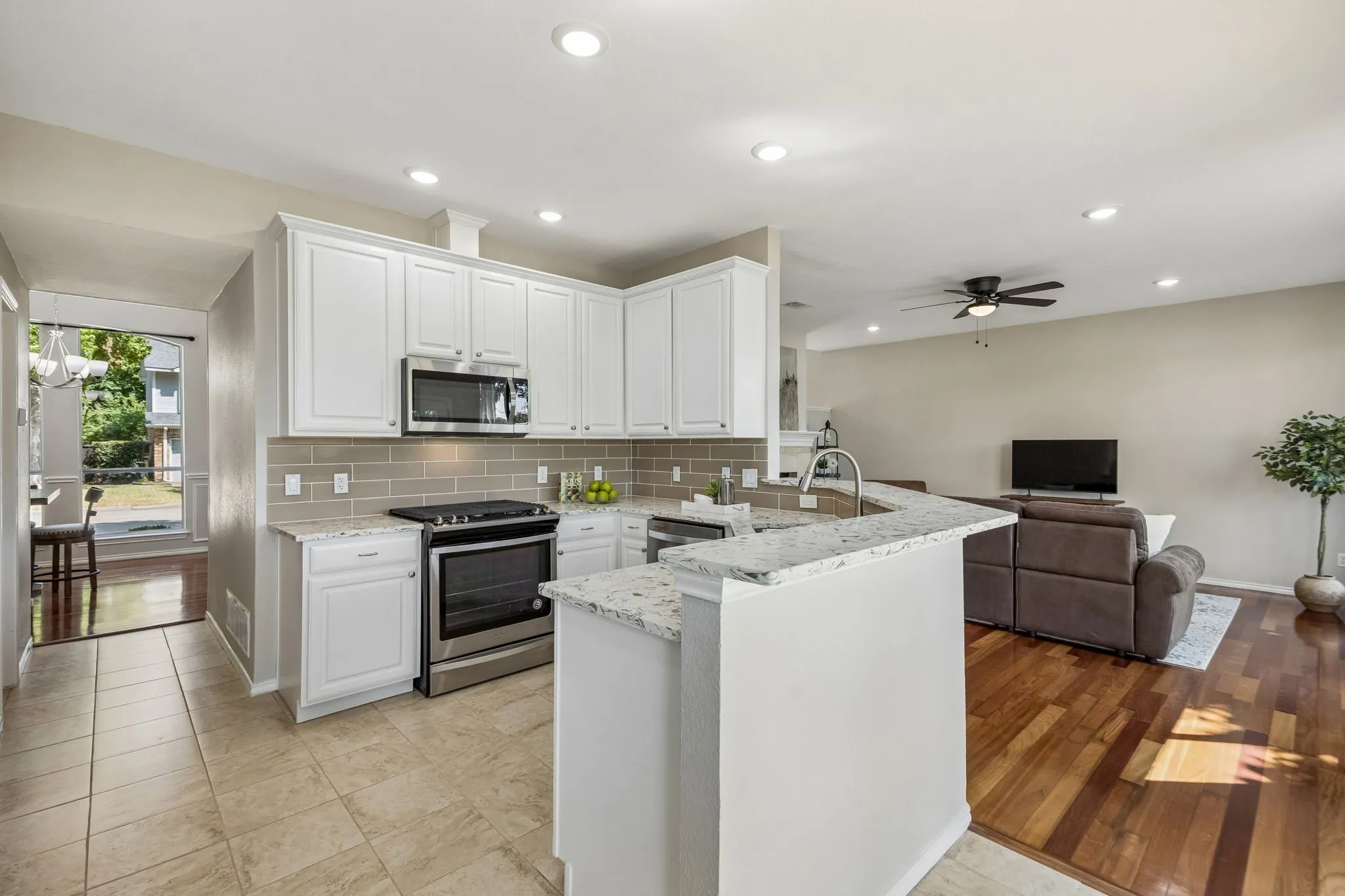 Bright functional kitchen