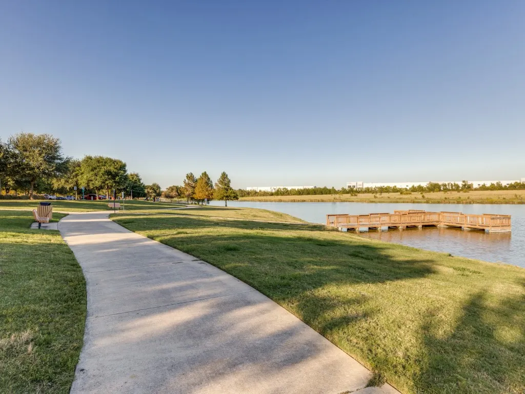 Community walking path