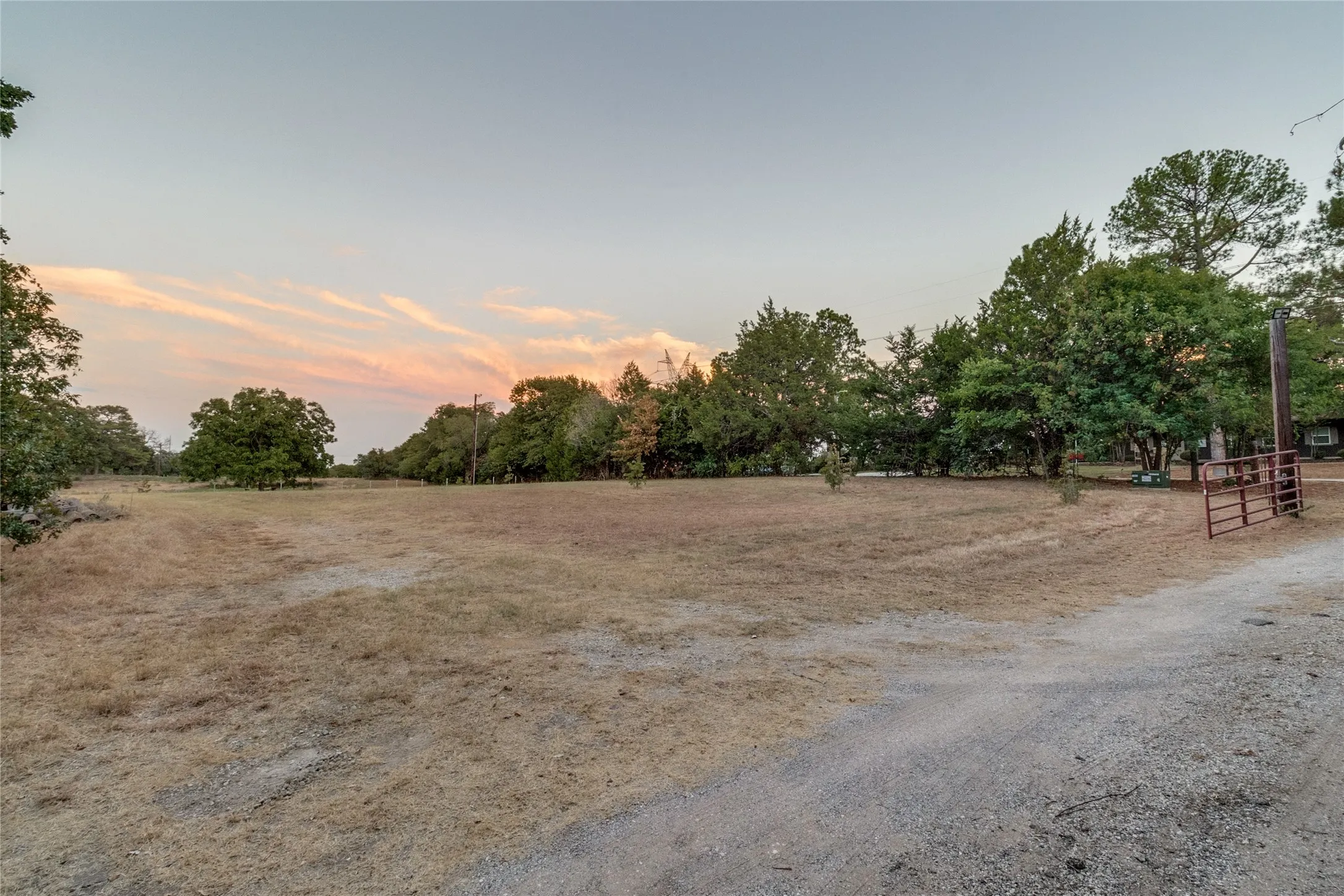 Front of lot