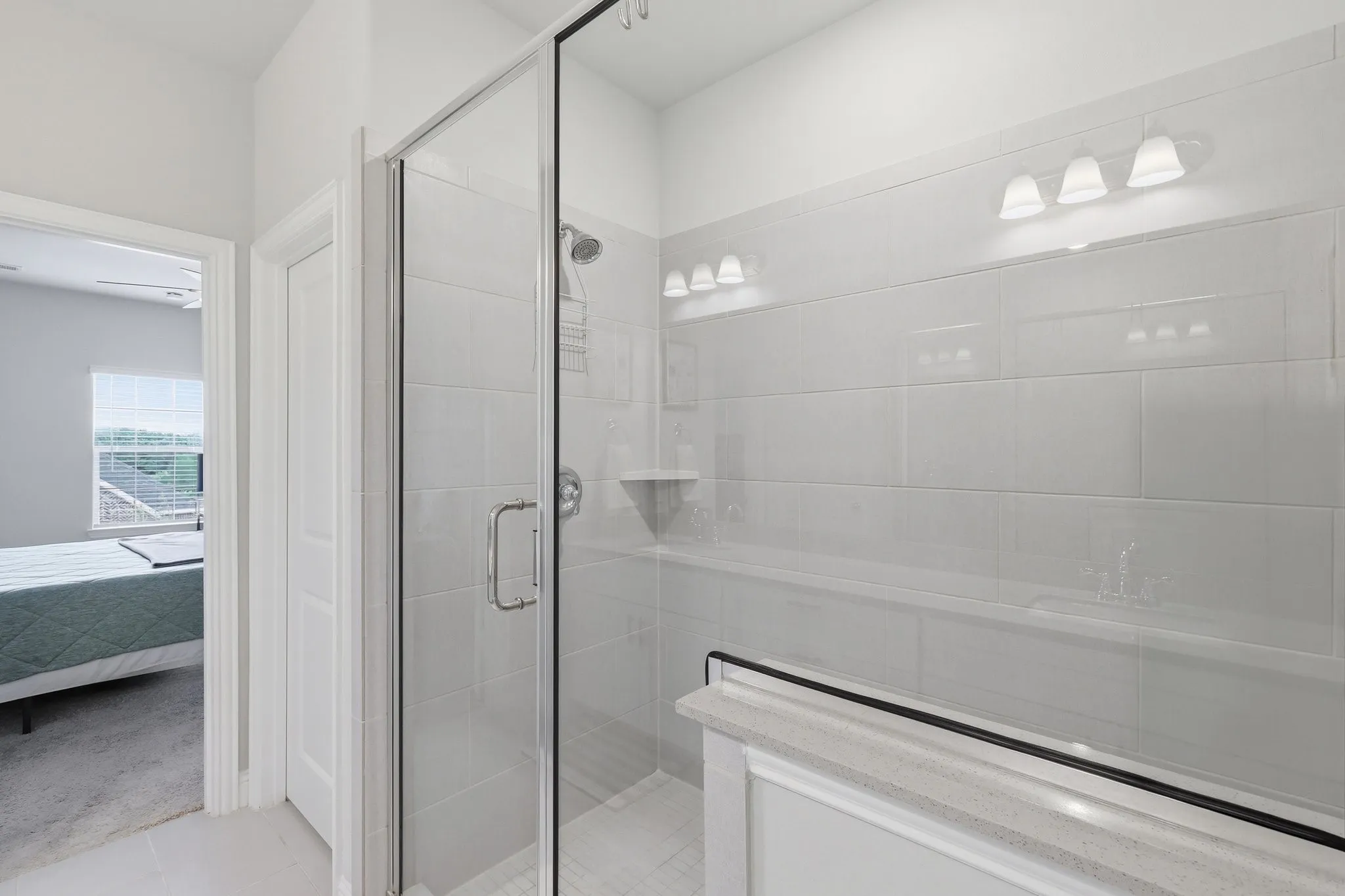 Look at that large spa like shower!