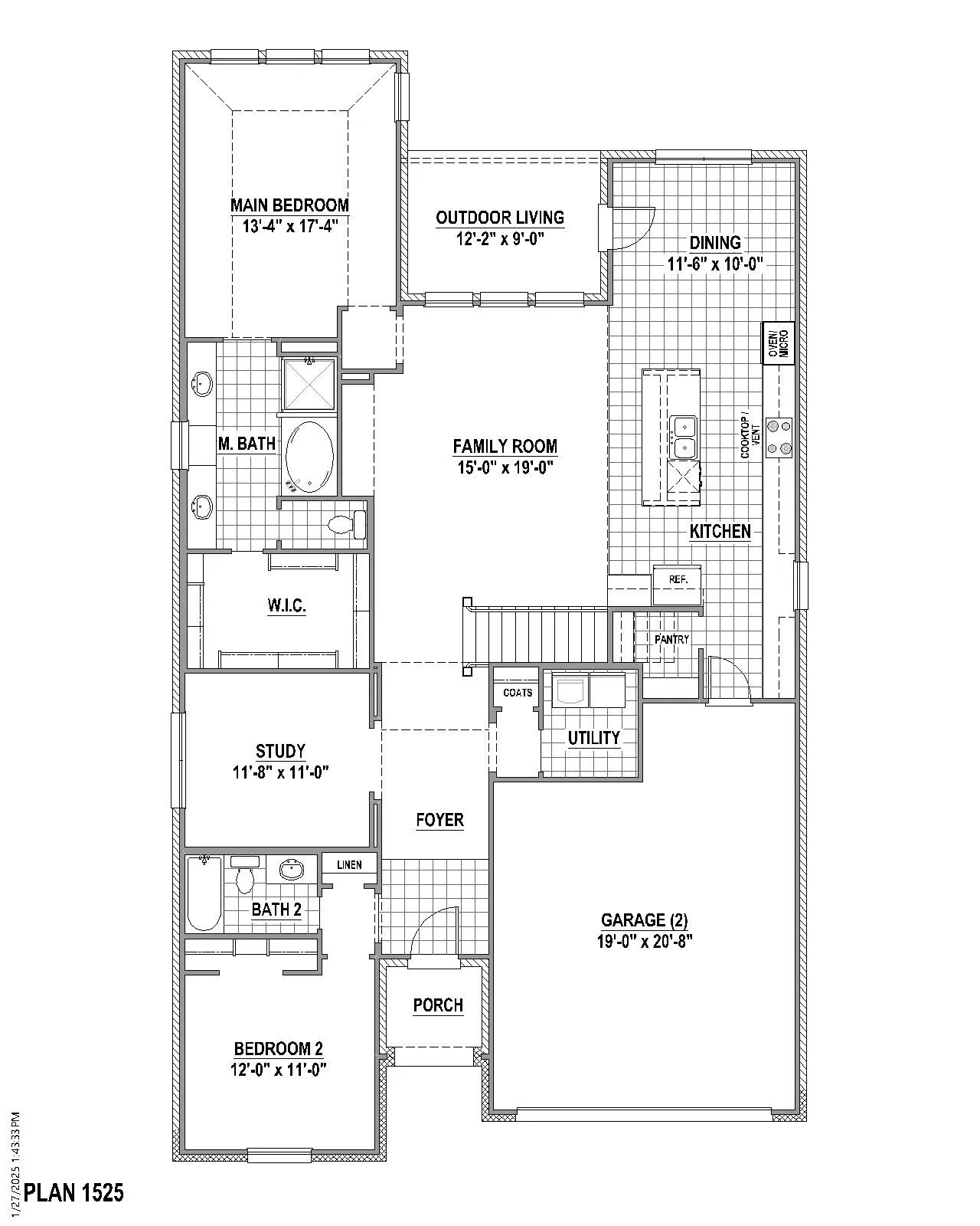 1st level floor plan