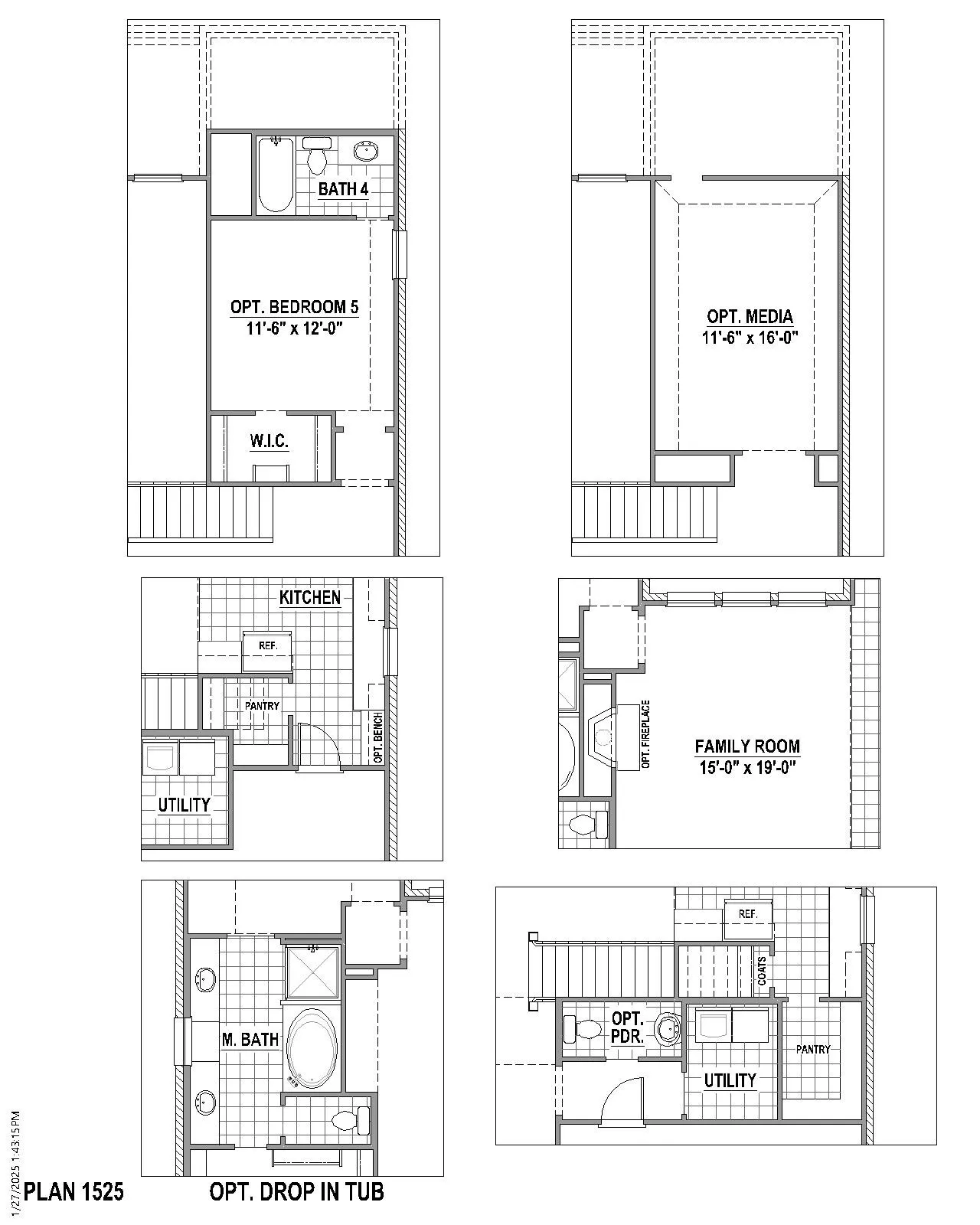 Floor plan options