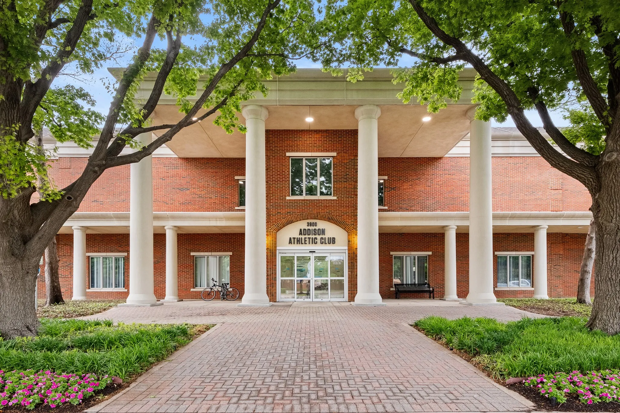 Addison Athletic Club — pools, courts, gym and classes, right up the street.