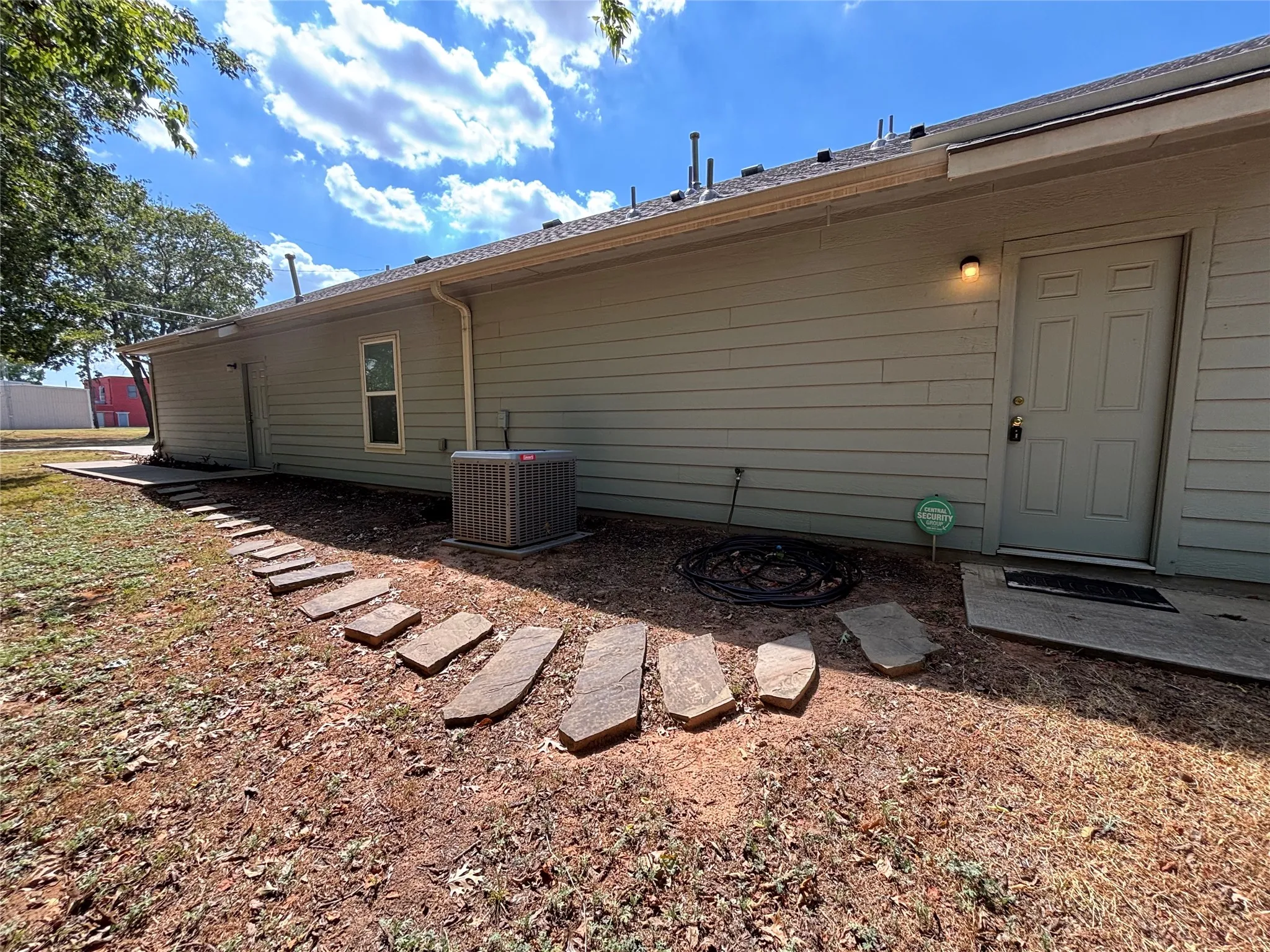 Side entrance to home
