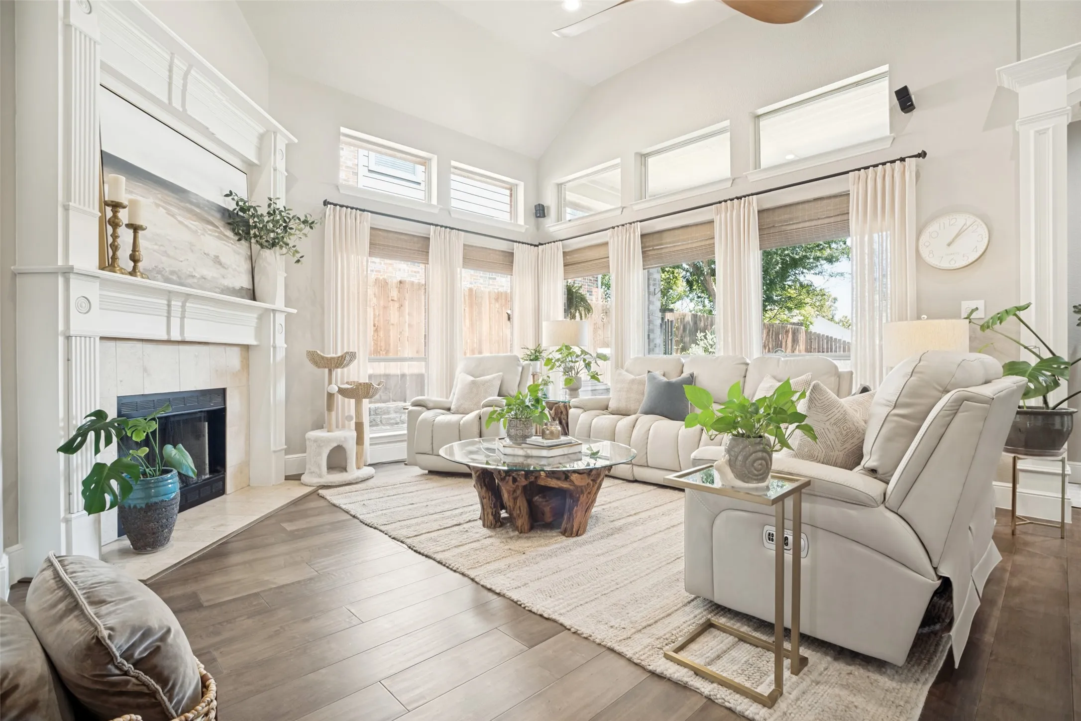 Living Room with lots of natural light