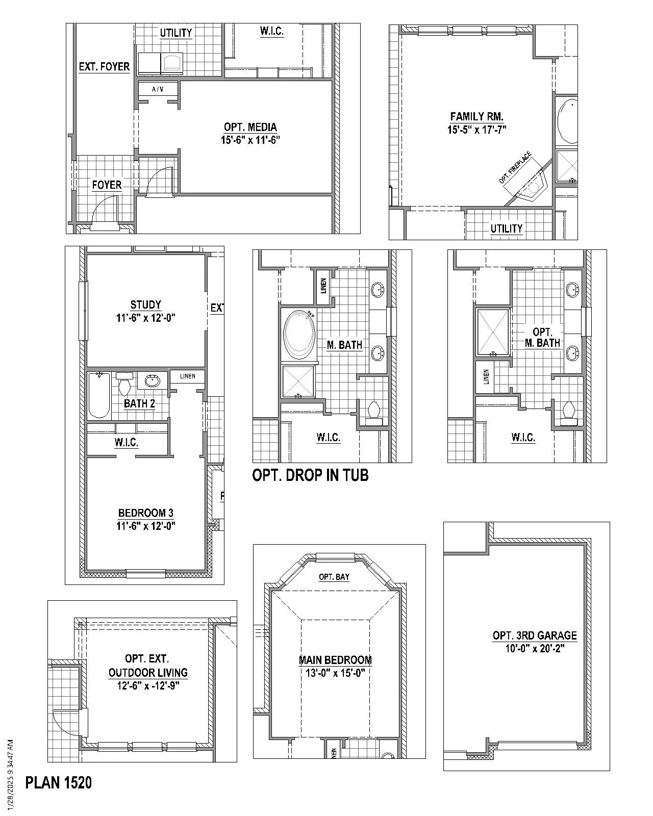 Floor plan options