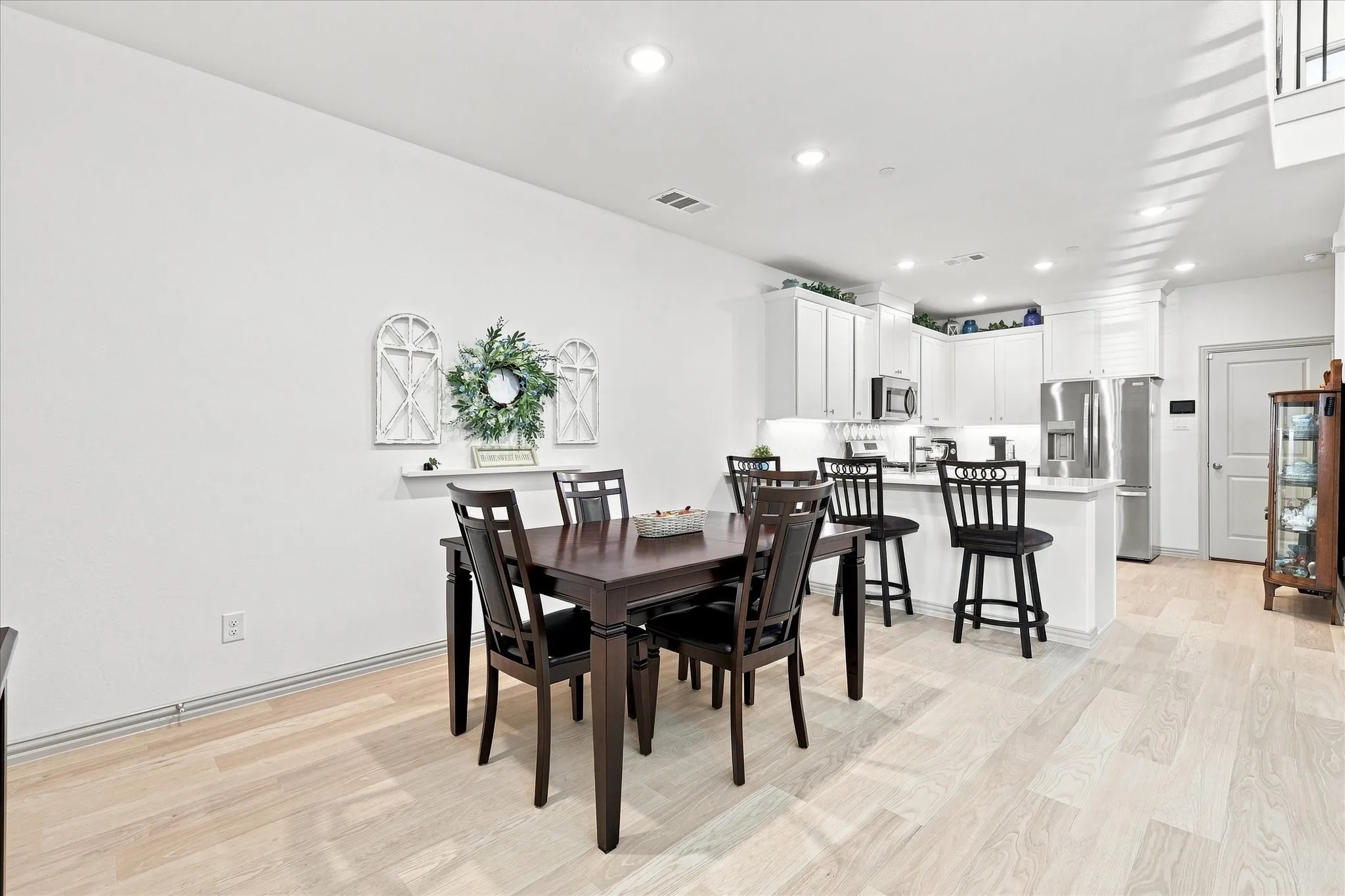 Plenty of dining and shared space for guests.