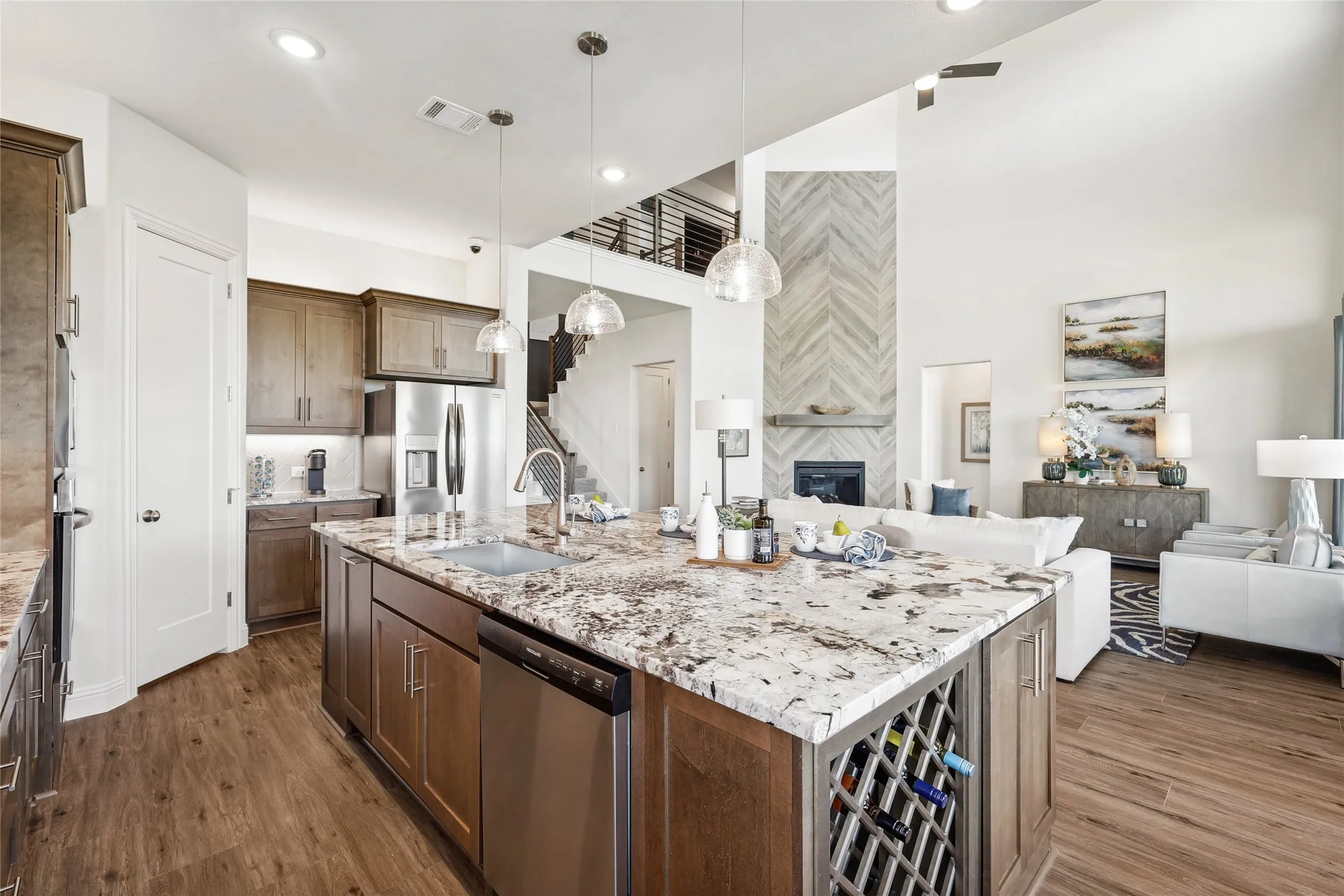 Model home photos of similar floorplans, not pictures of actual home.
