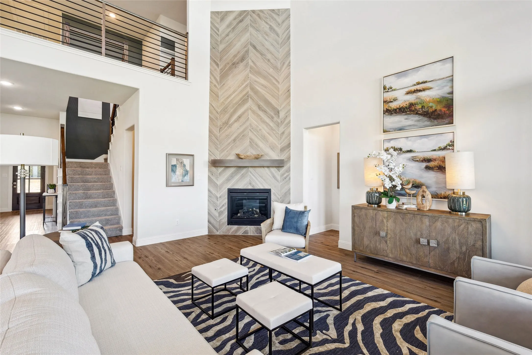 Model home photos of similar floorplans, not pictures of actual home.
