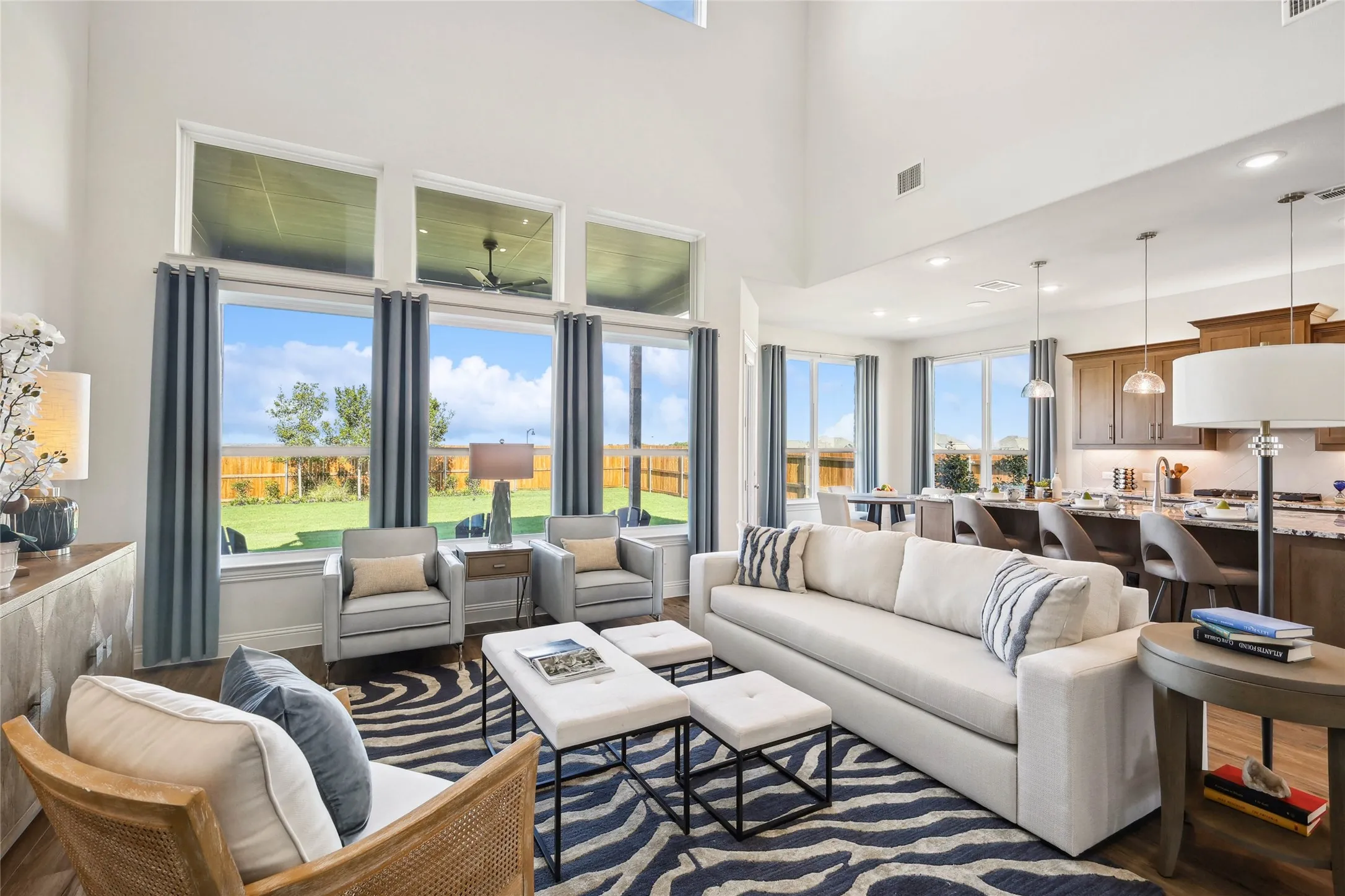 Model home photos of similar floorplans, not pictures of actual home.
