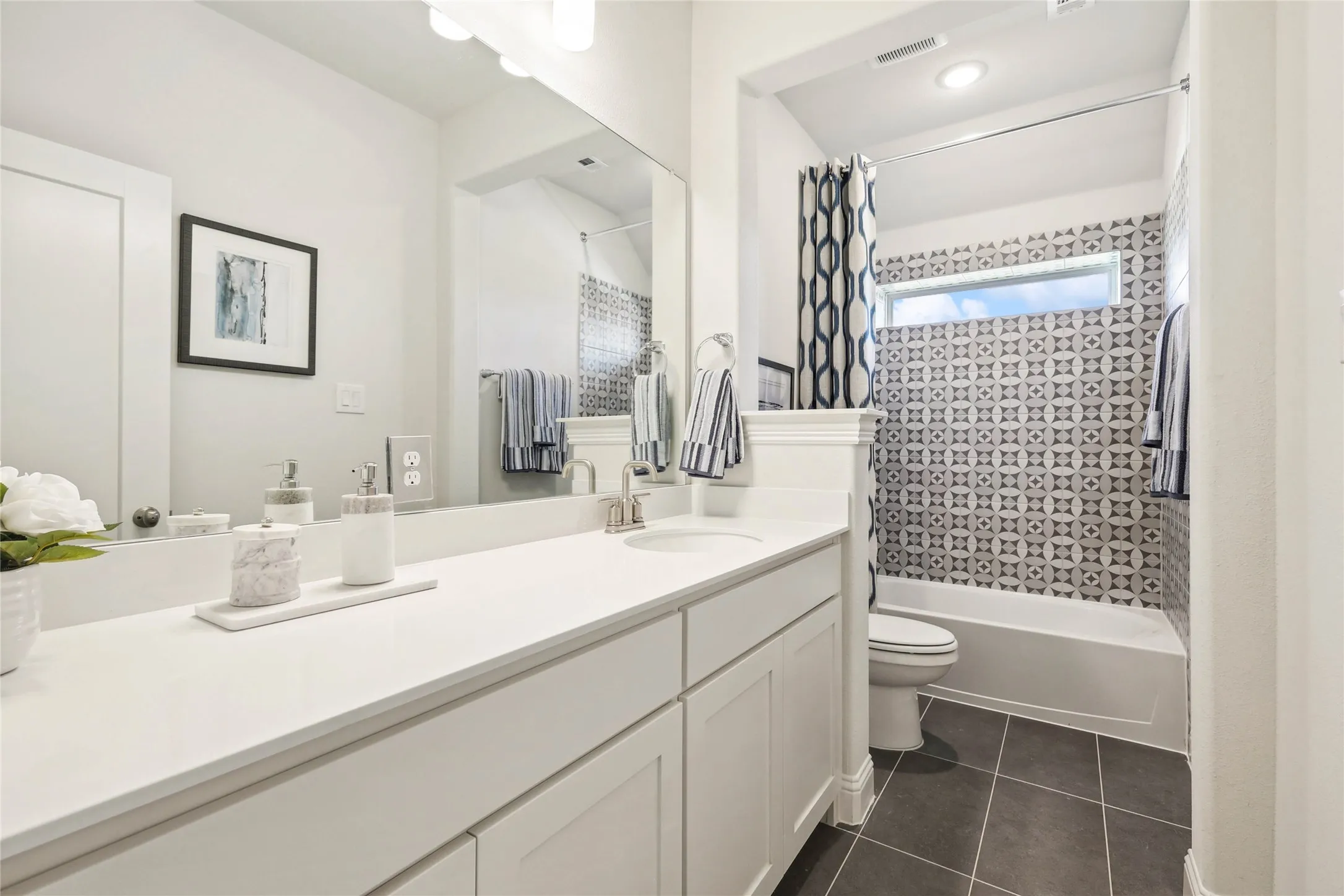 Model home photos of similar floorplans, not pictures of actual home.
