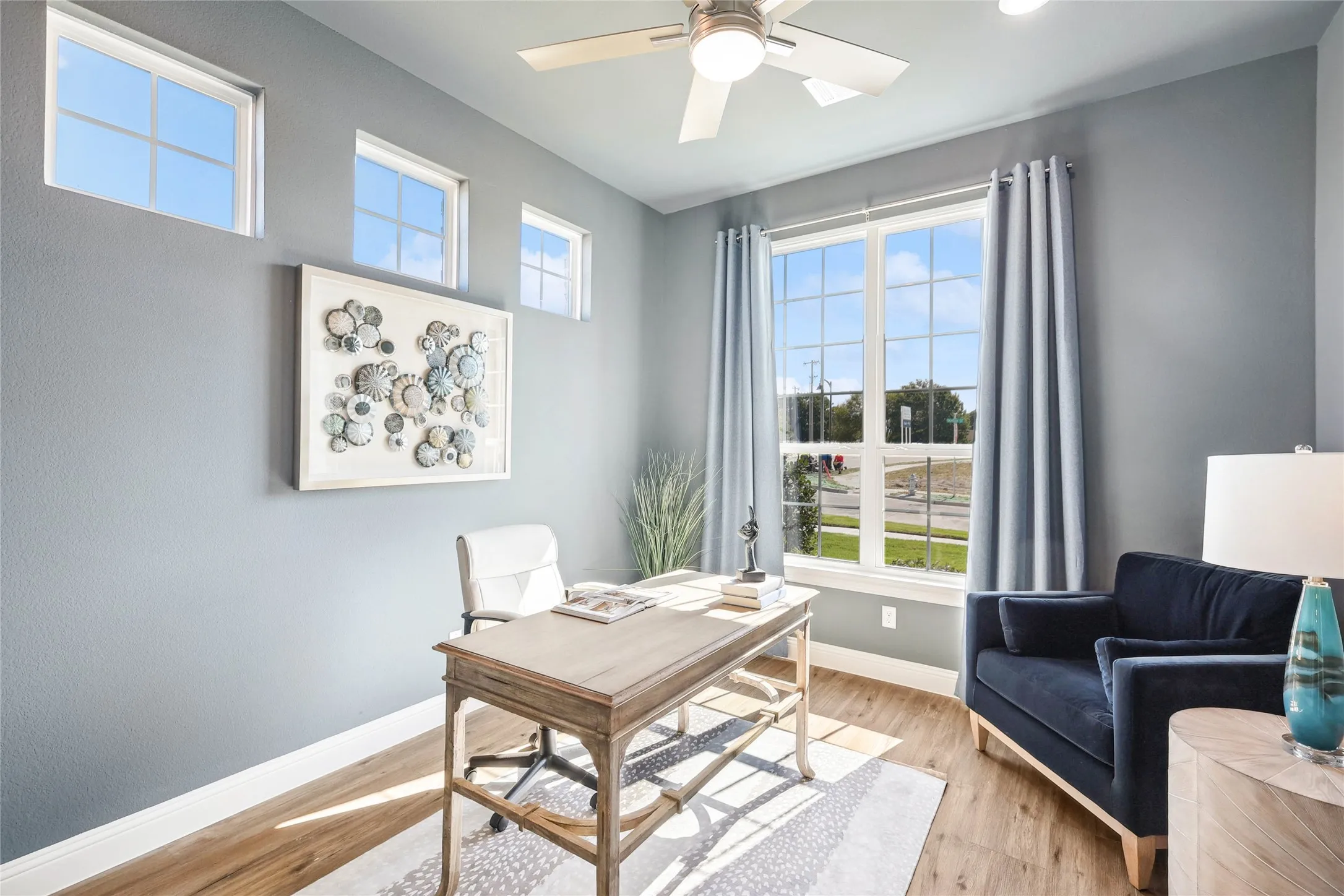Model home photos of similar floorplans, not pictures of actual home.
