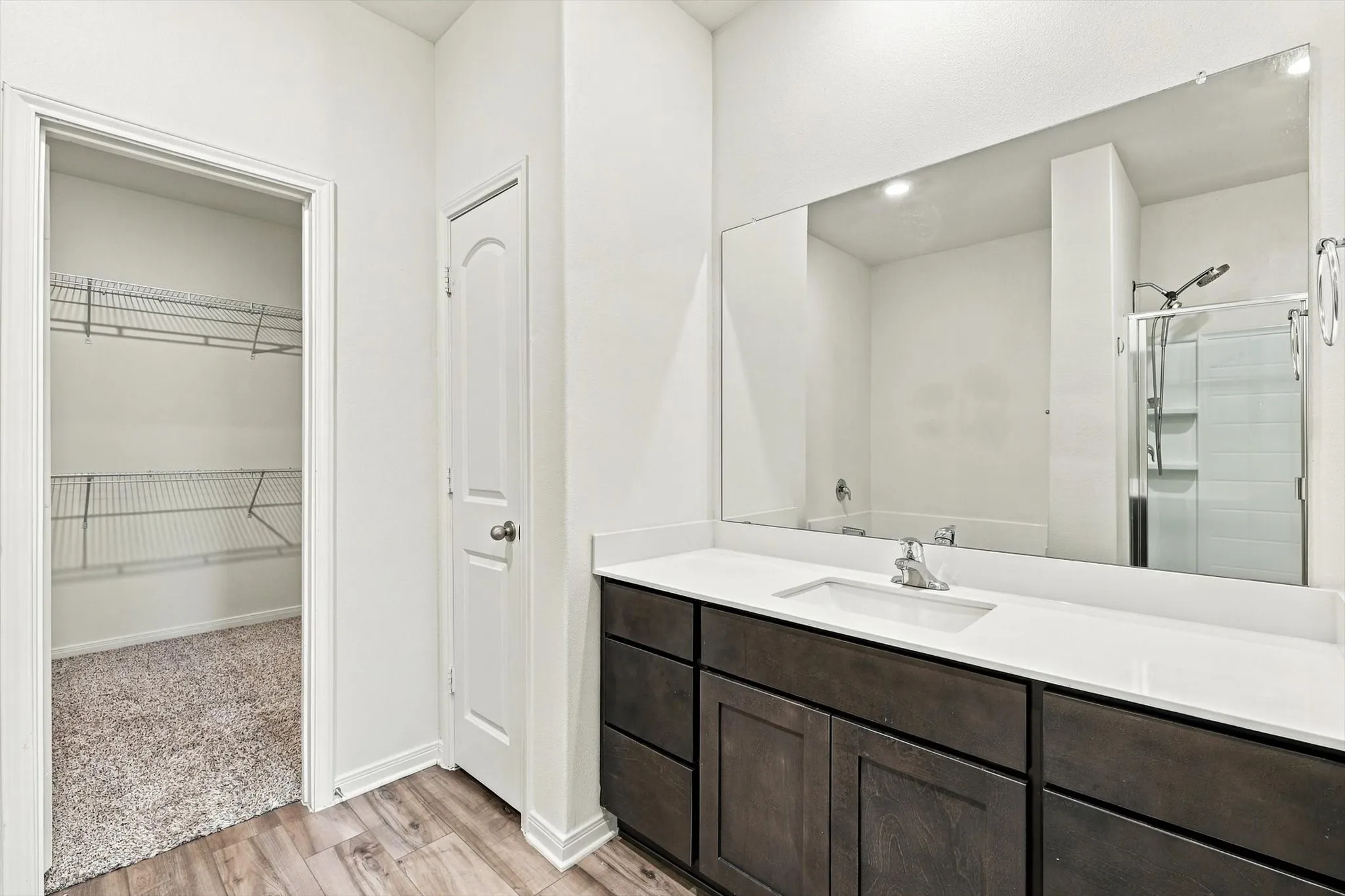 Primary Bathroom and closet