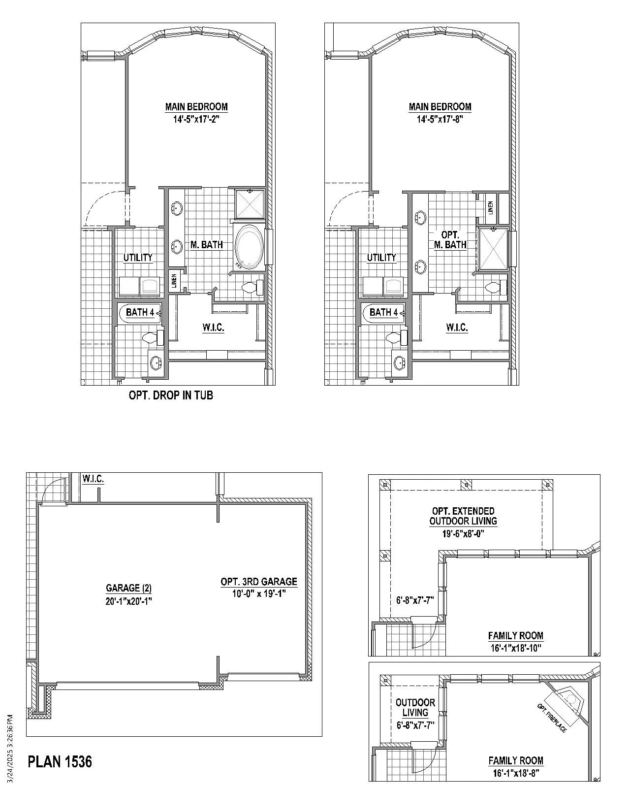 Floor plan options