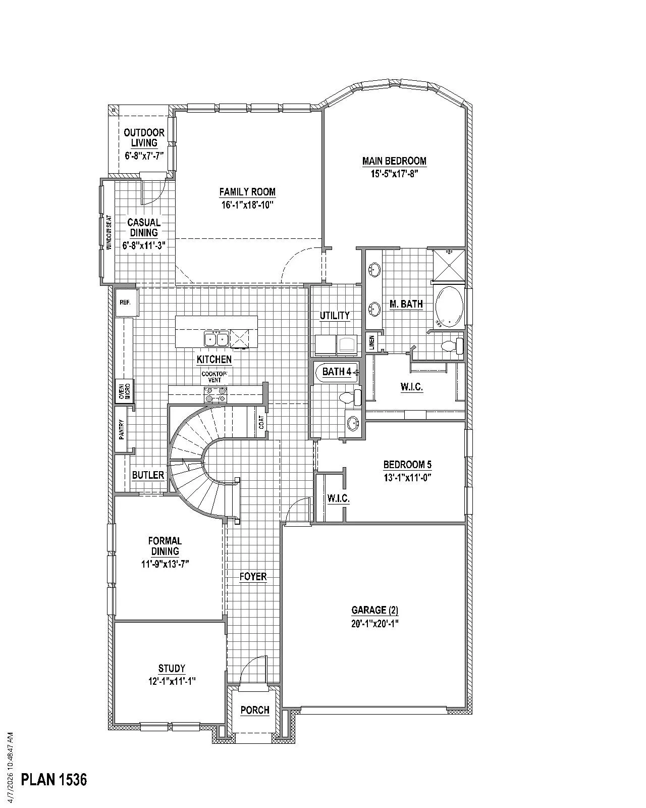 1st level floor plan