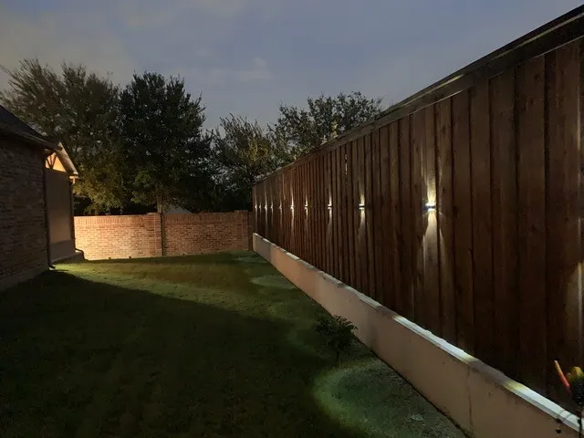 Fence lighting