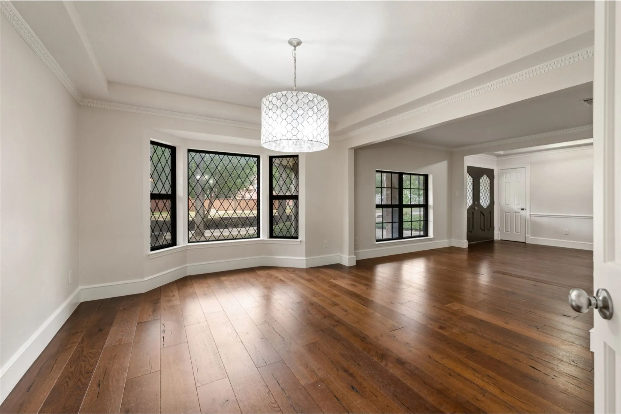 Formal living and dining room