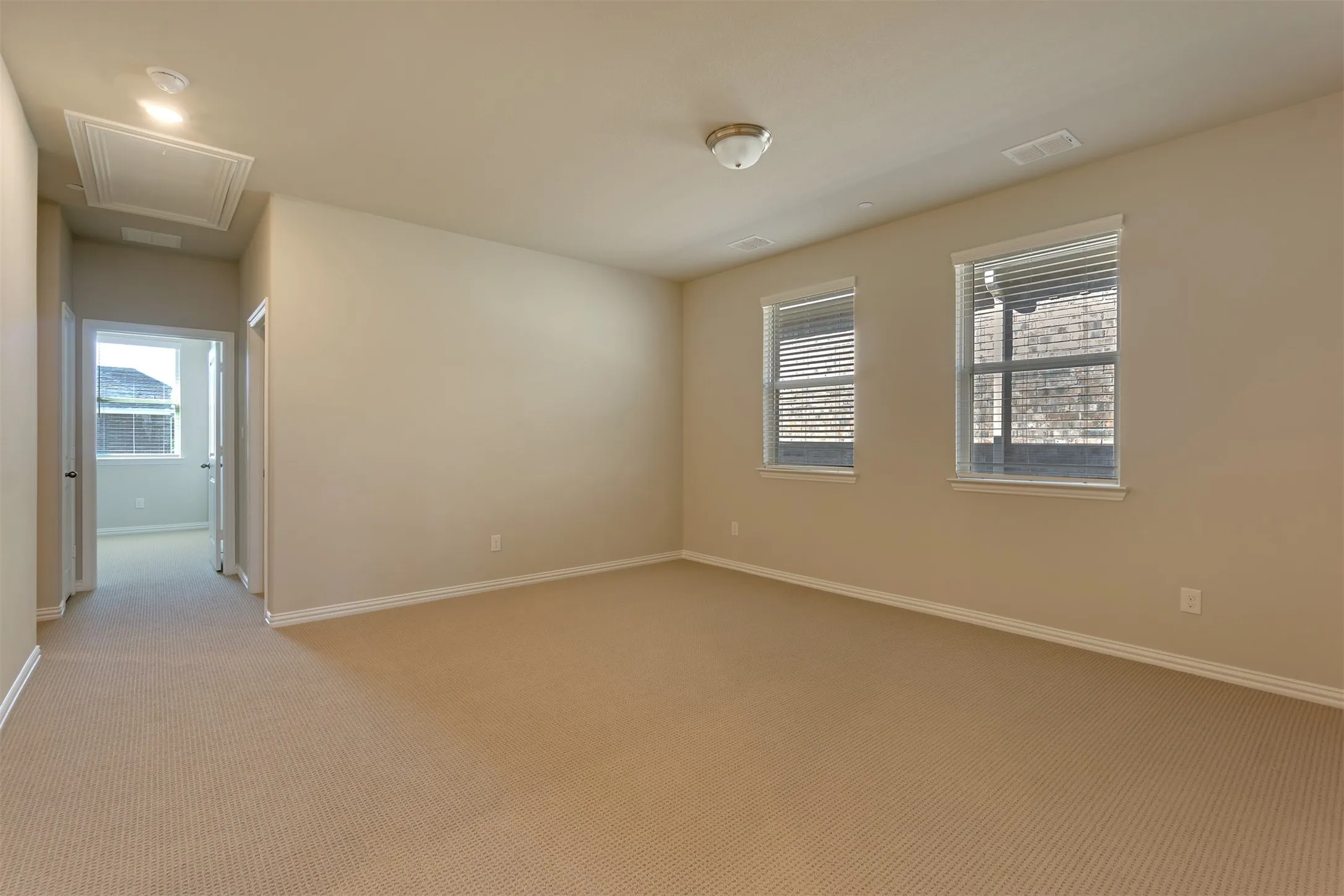 2nd living area can double for game room/playroom or office space