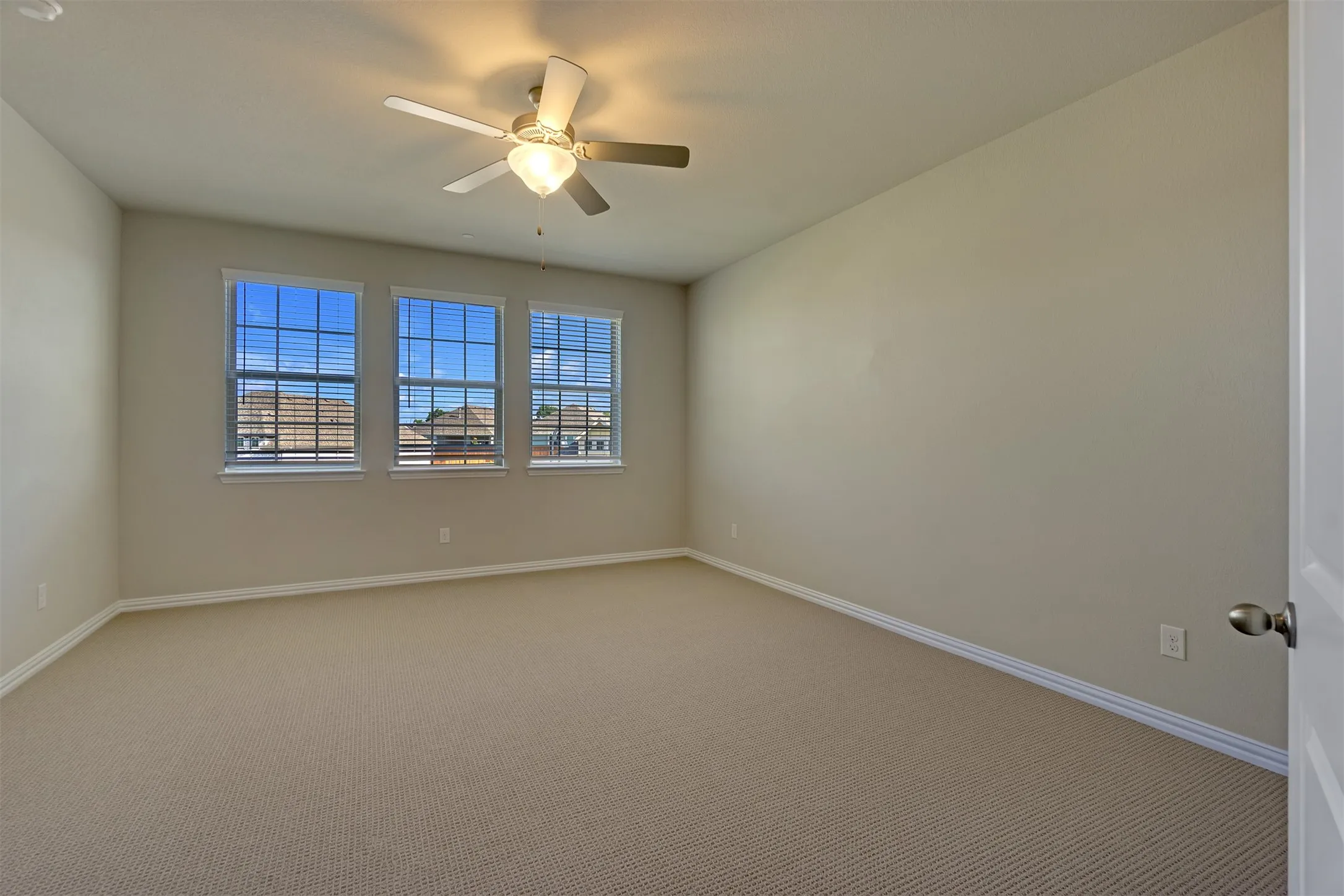 Spacious bedroom