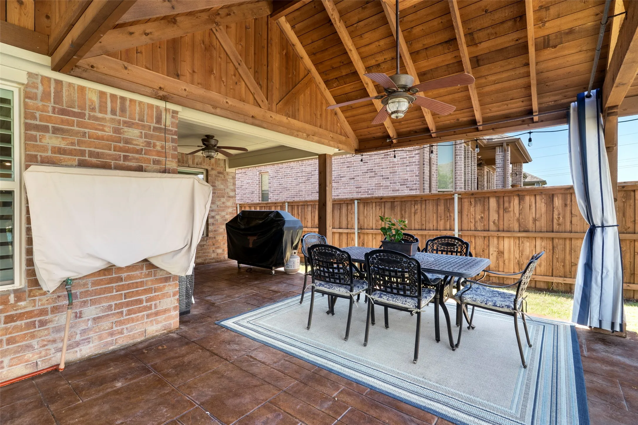 Mounted Patio TV stays1