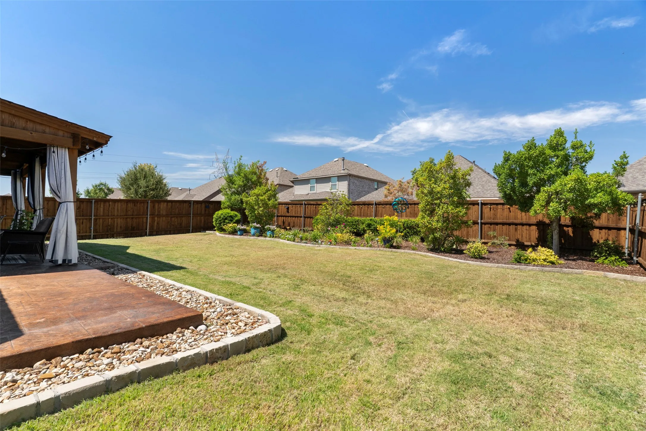 Beautiful yard!