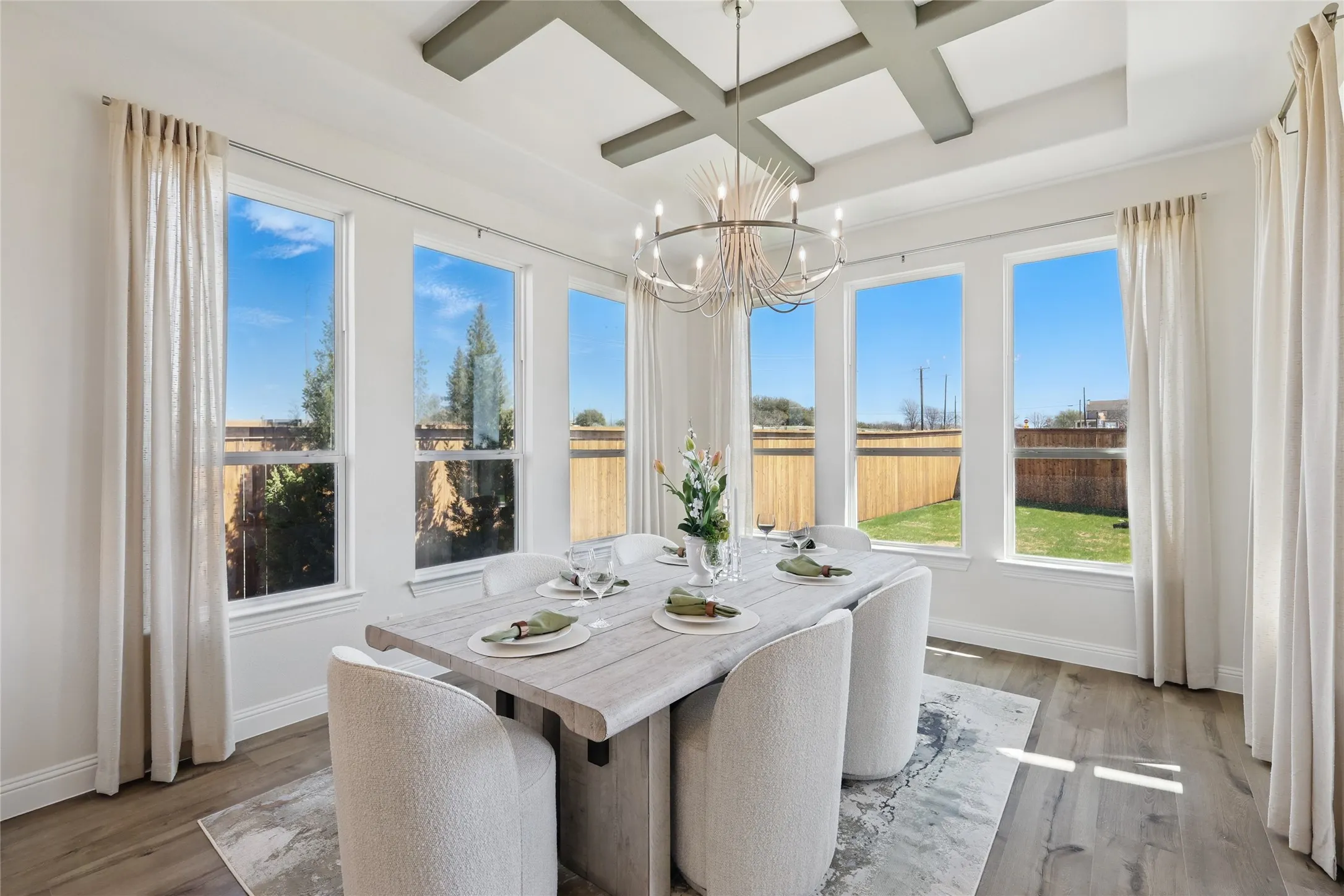 Model home photos of similar floorplans, not pictures of actual home.
