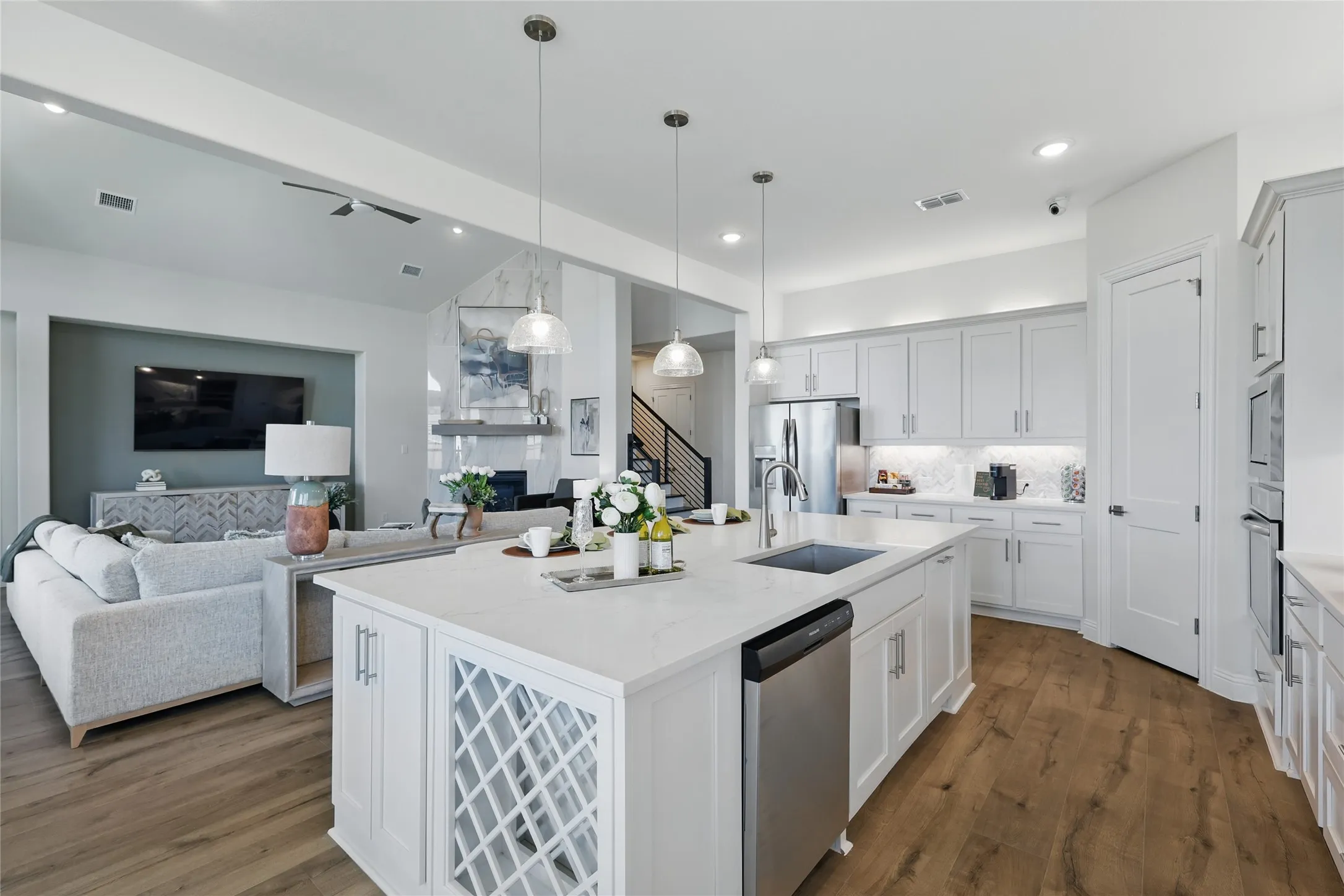 Model home photos of similar floorplans, not pictures of actual home.
