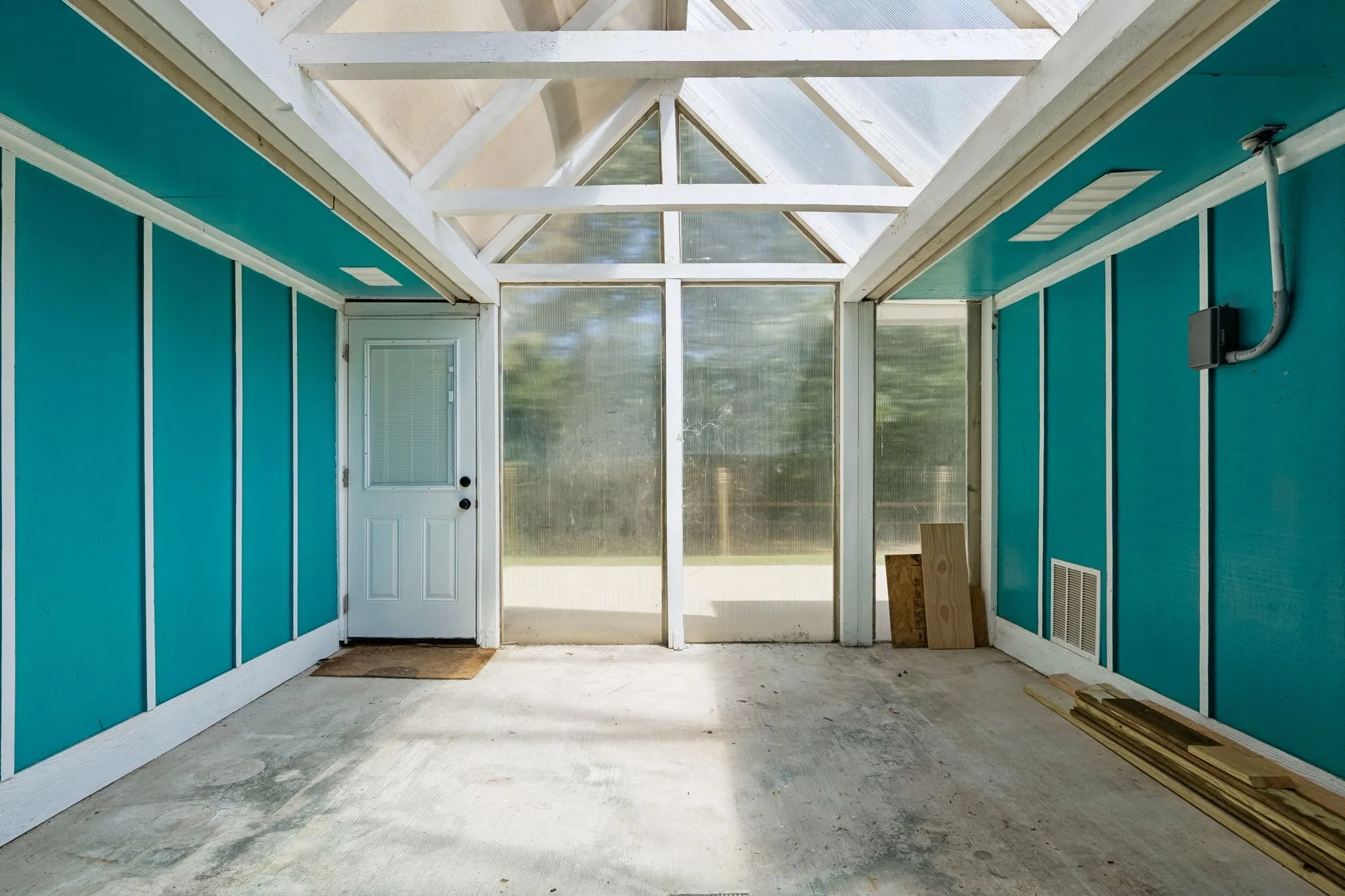 This is actually an enclosed Greenhouse!