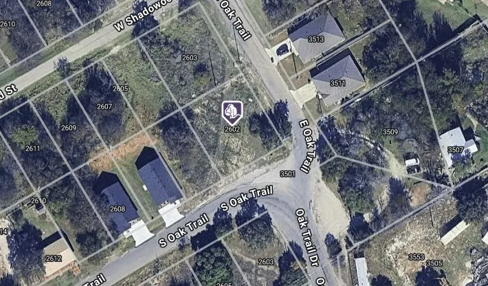 Plat Map. Illustrating the property boundaries and identification numbers for the listed lots