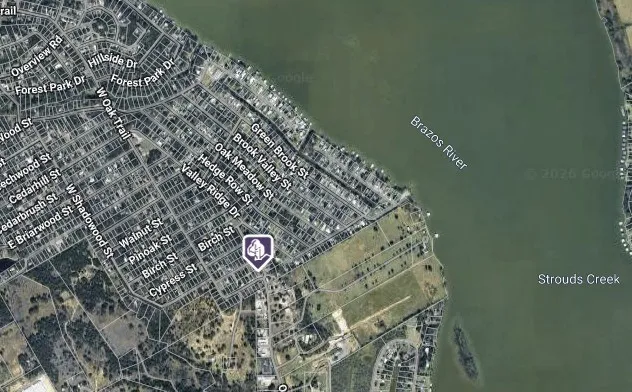 Satellite Map. Displaying the property's geographical location and surrounding infrastructure