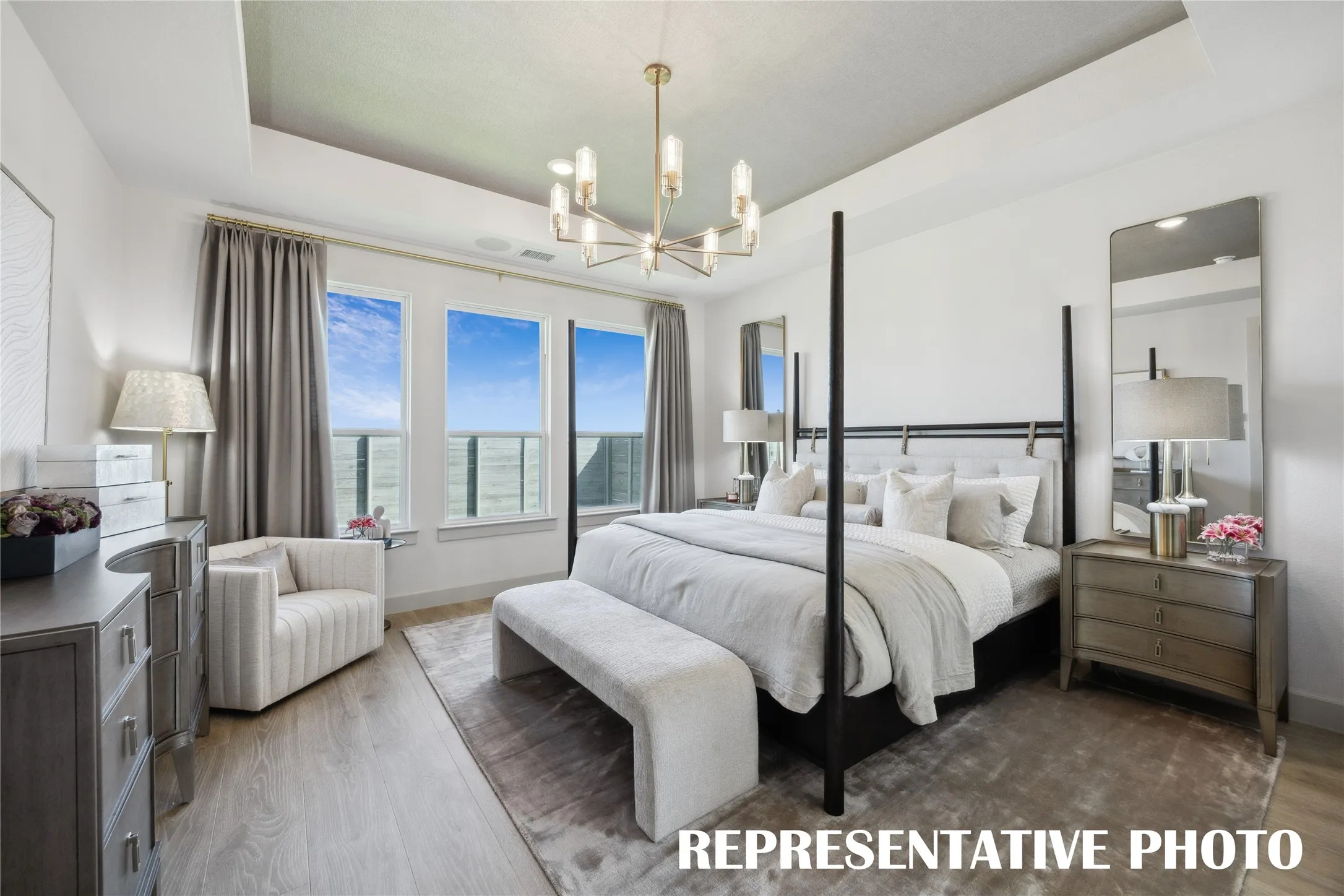 You'll find a peaceful and relaxing owner's retreat in this fantastic home!  REPRESENTATIVE PHOTO