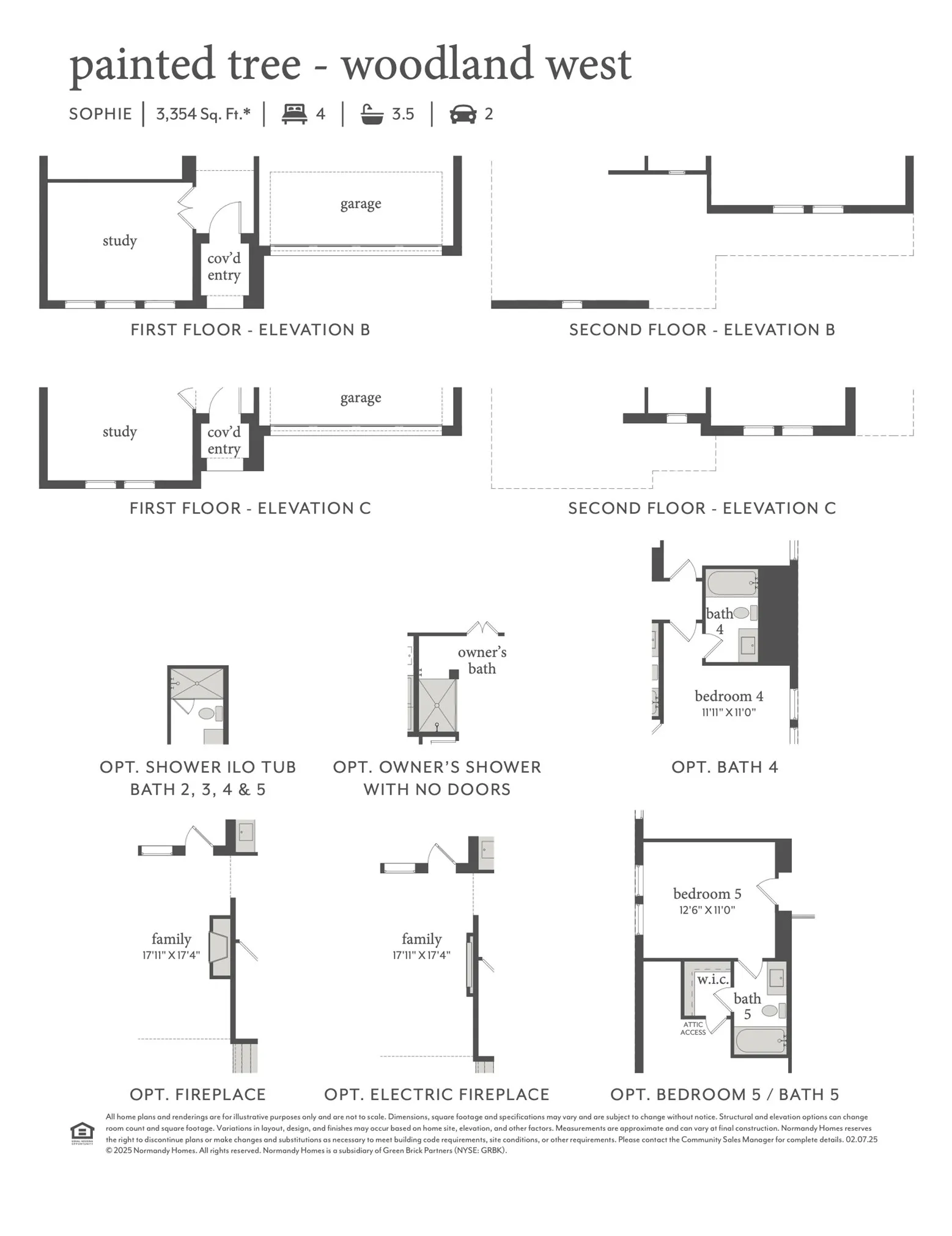 The dream home offers elevation B, optional bath 4 plus so much more!