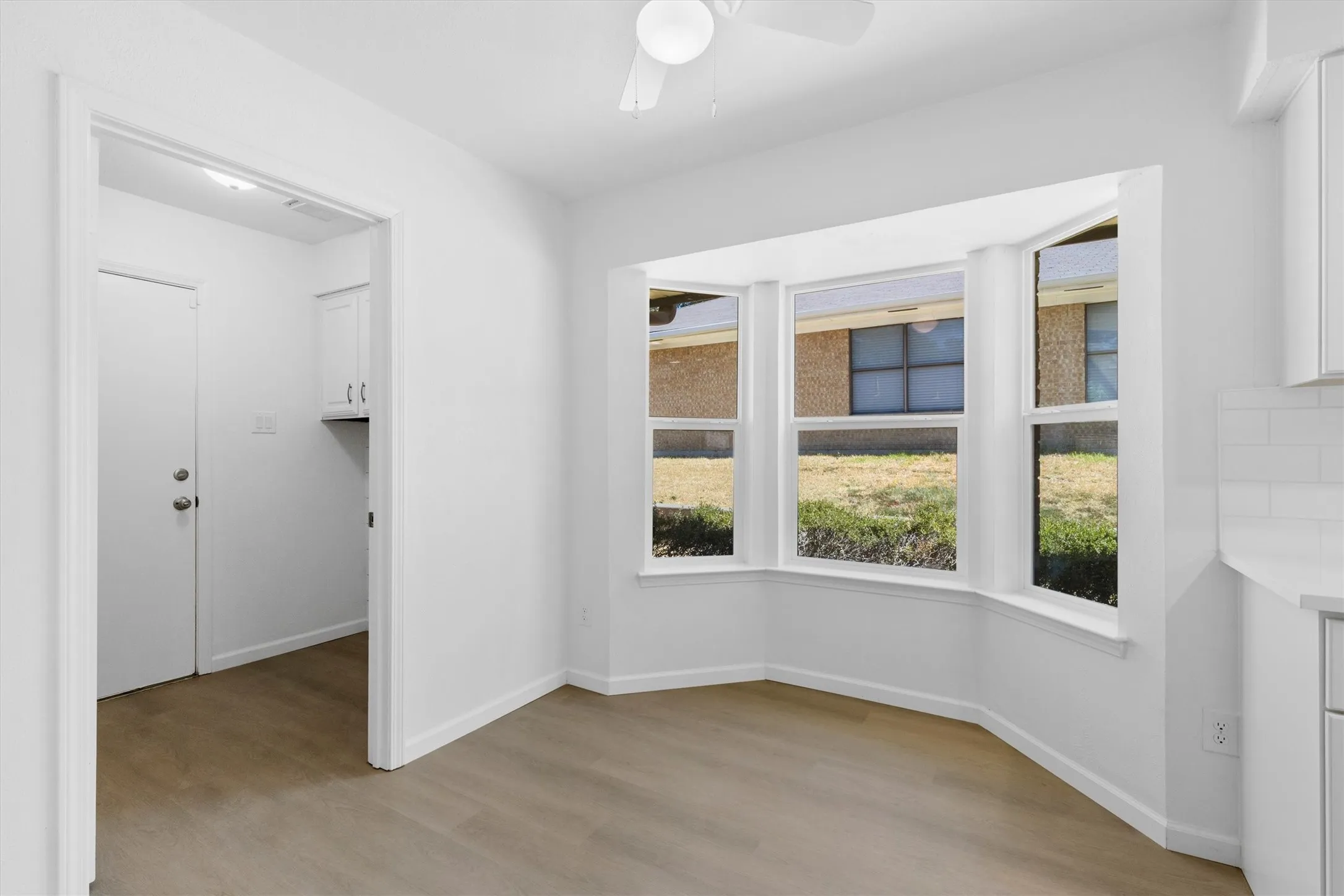 Eat in Kitchen with Beautiful Bay Windows!