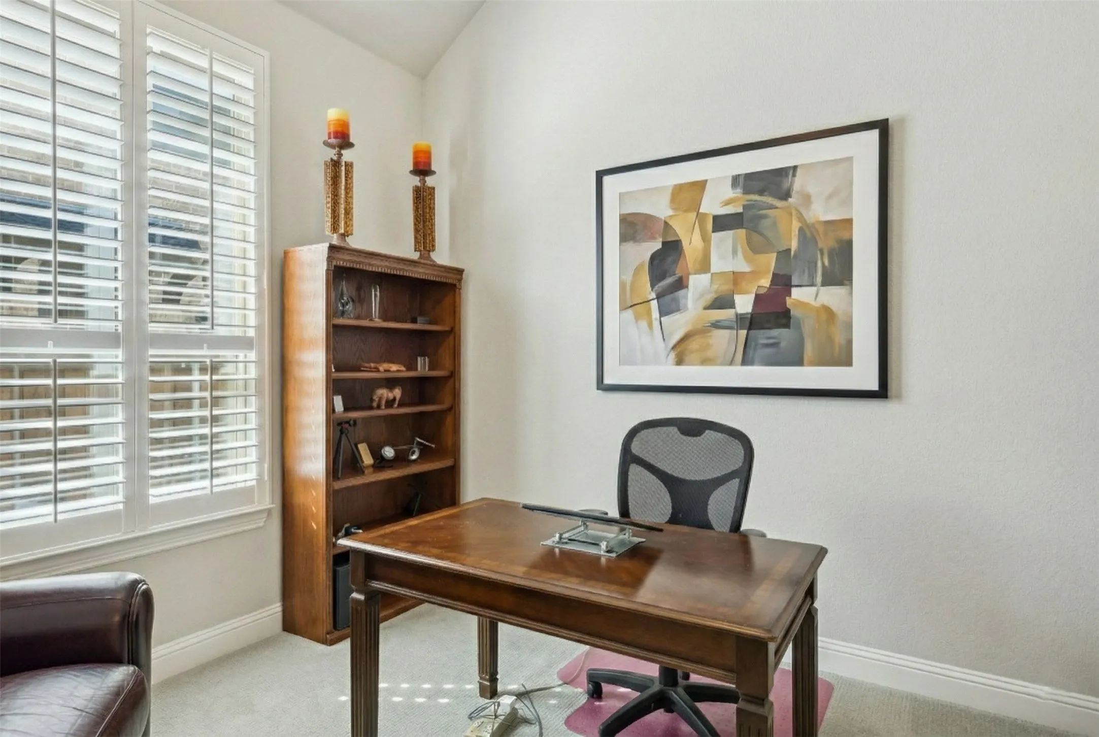optional 4th bedroom. private office enclosed in glass doors.